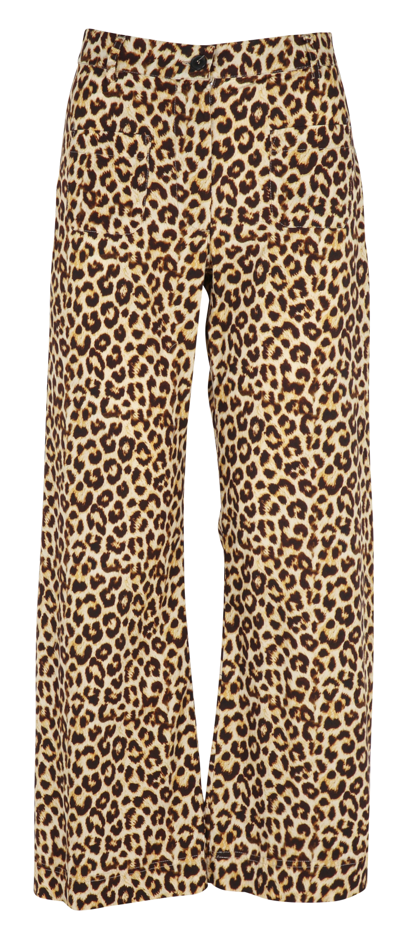 Wide leg organic cotton printed pants BELLEROSE Multicolored