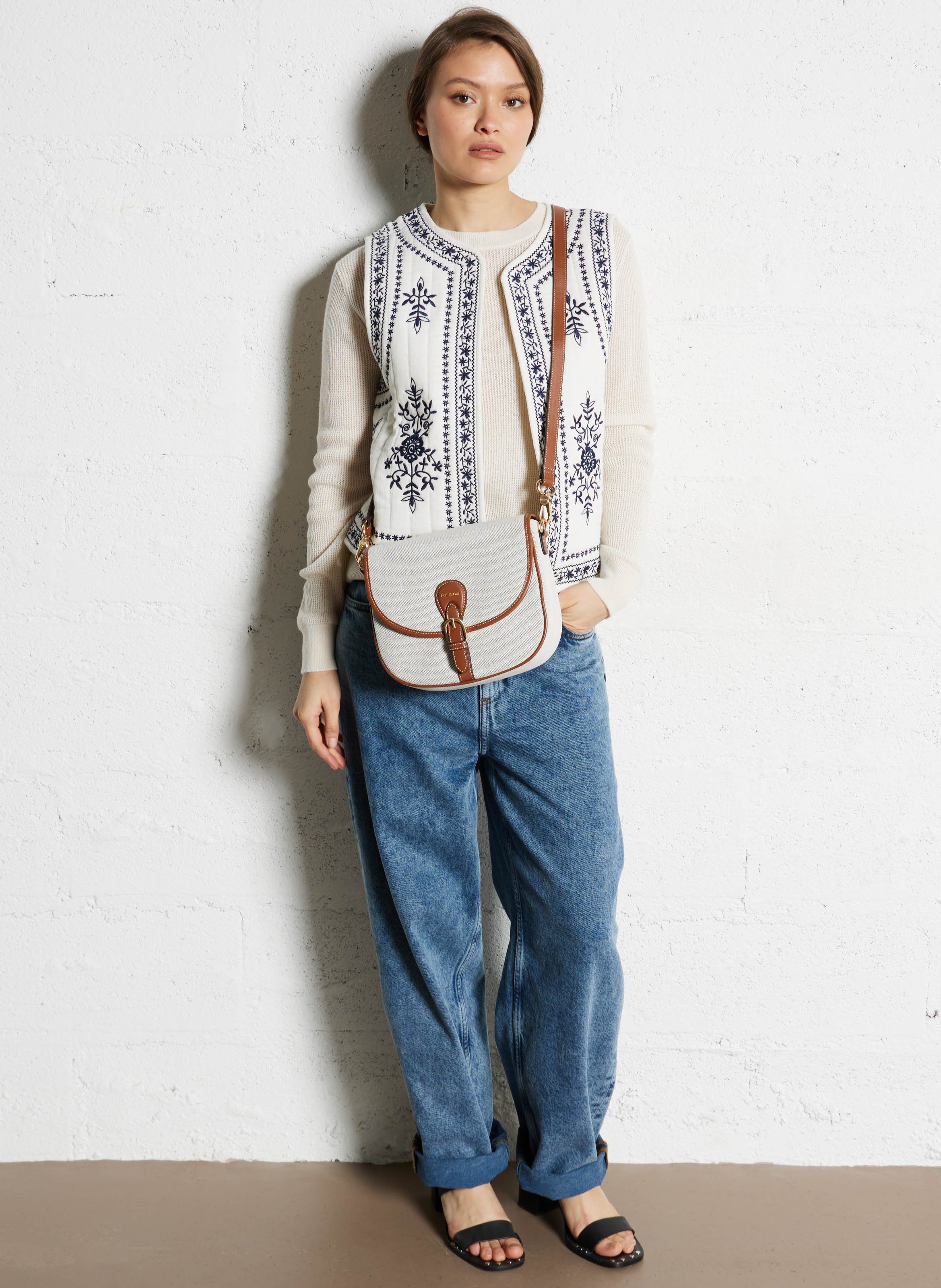 Sac besace  NAT & NIN Marron