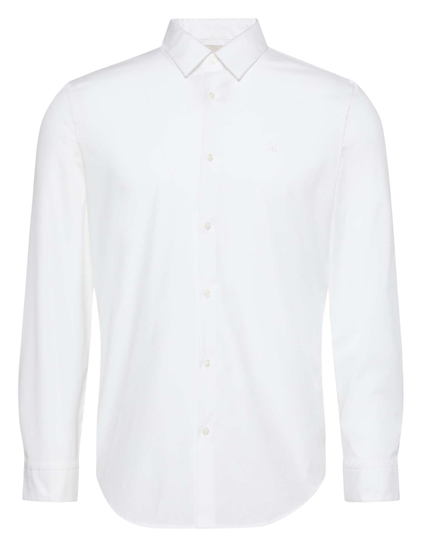 Regular-fit cotton-blend shirt CALVIN KLEIN White