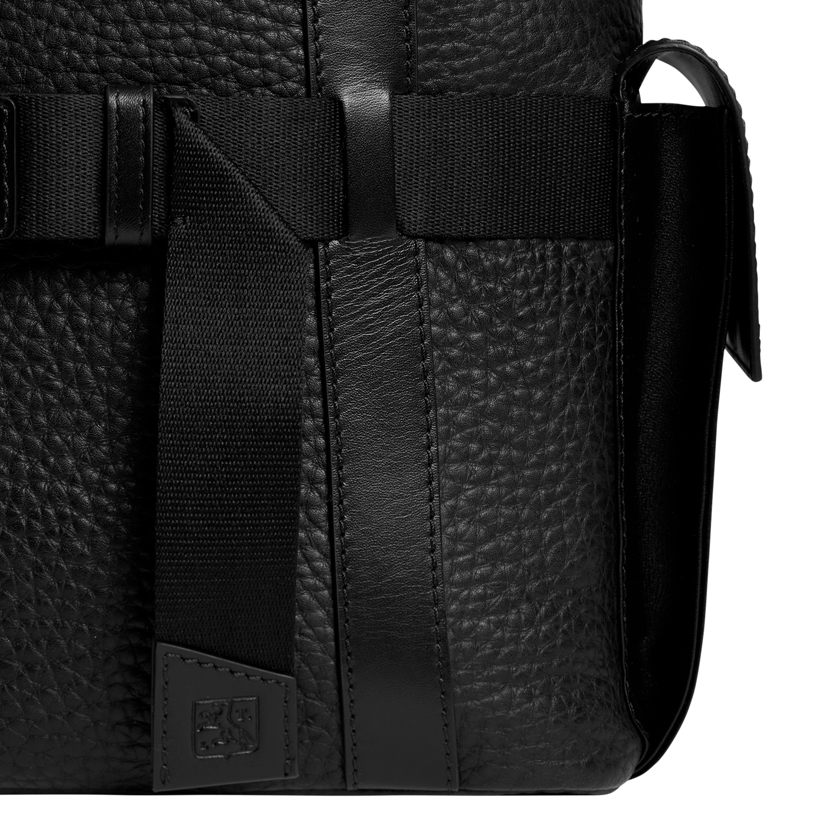Leather backpack LE TANNEUR Black