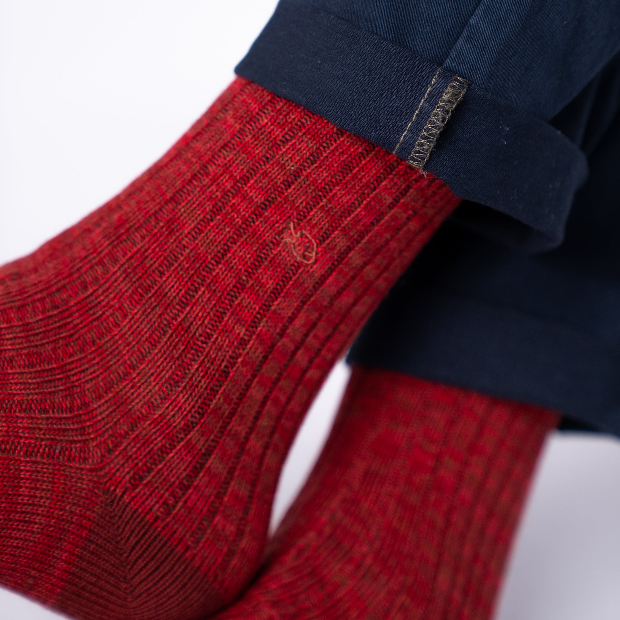 Thick cotton club socks BILLYBELT Red