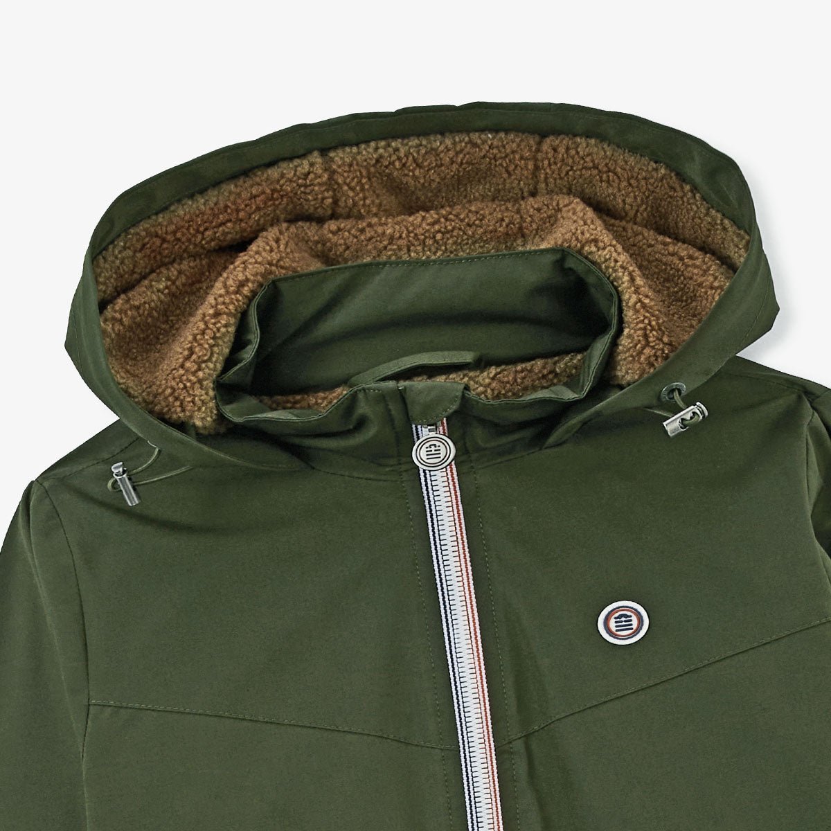 Junior water-repellent parka SERGE BLANCO Green