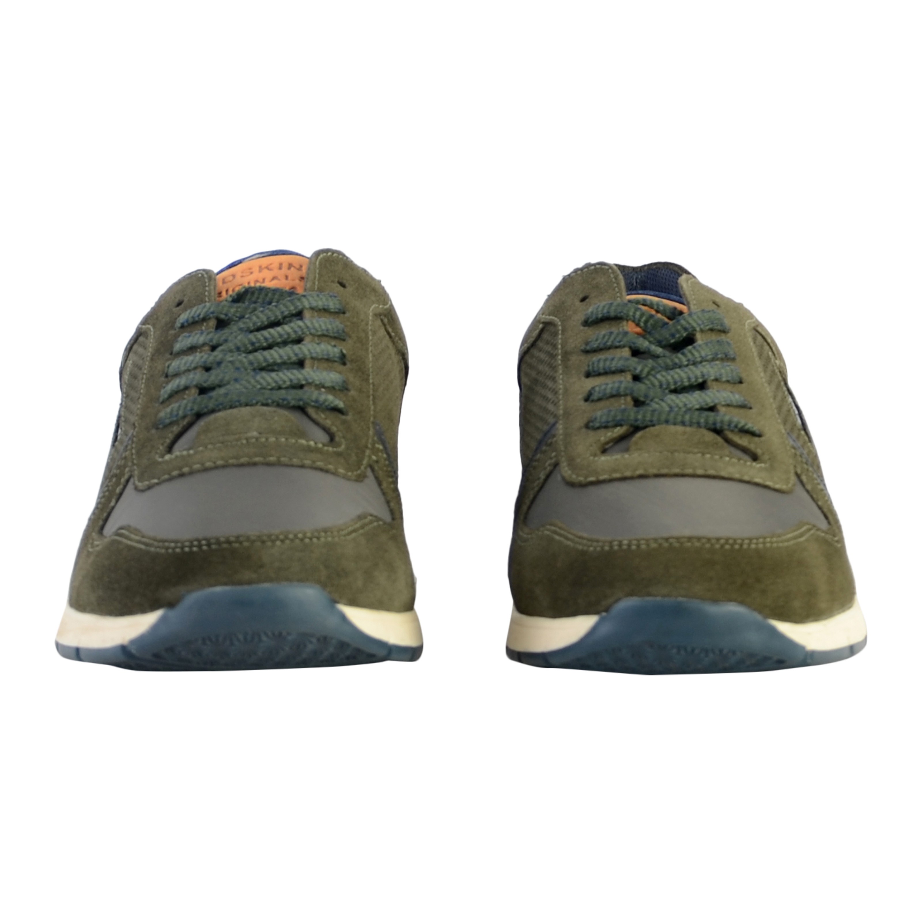 Leather sneakers in love REDSKINS Khaki