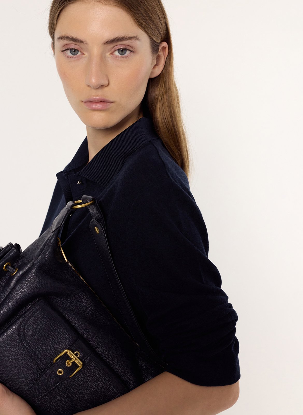 Polo en laine GERARD DAREL Bleu