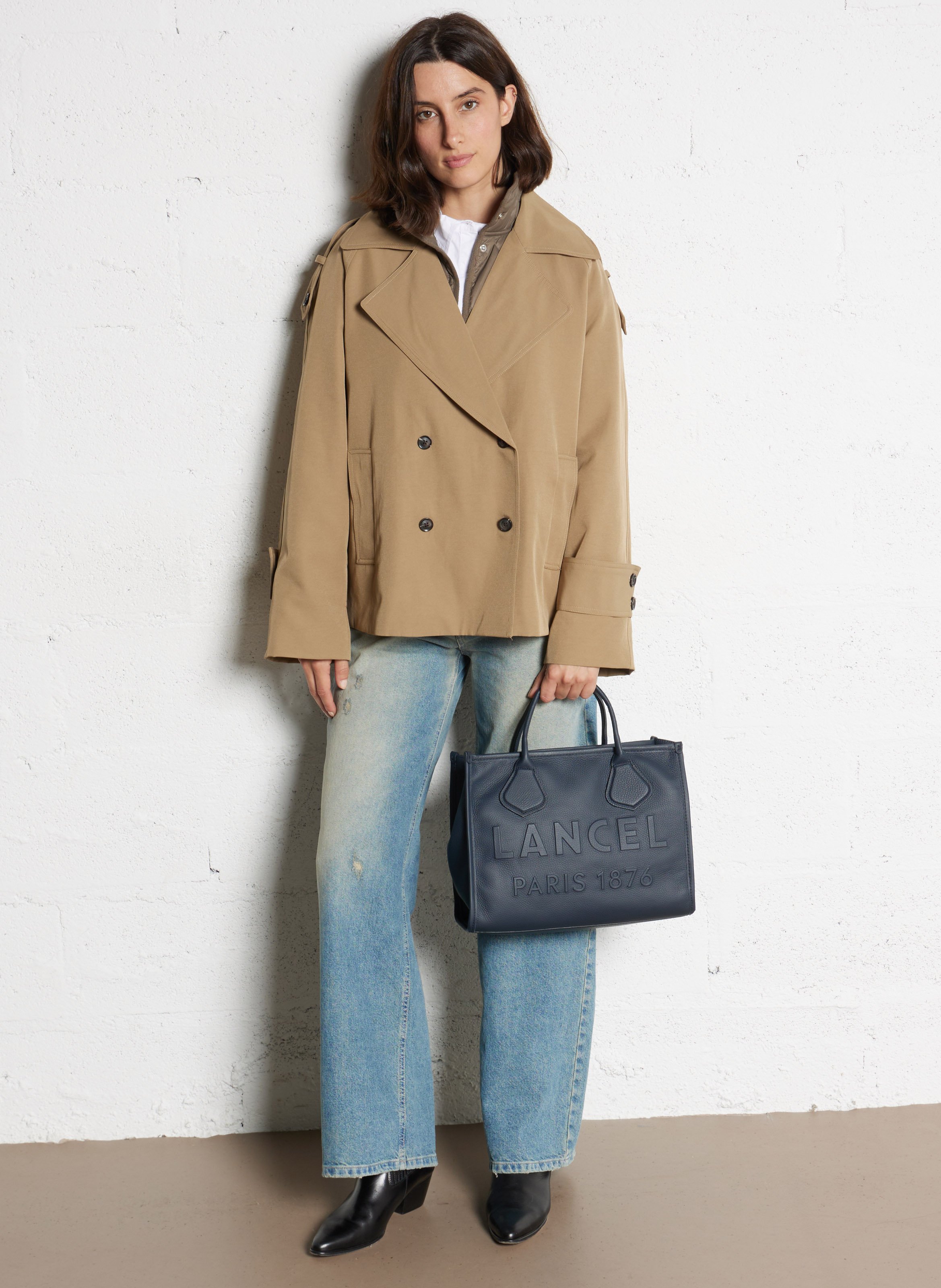 Billy L leather bag  LANCEL Blue