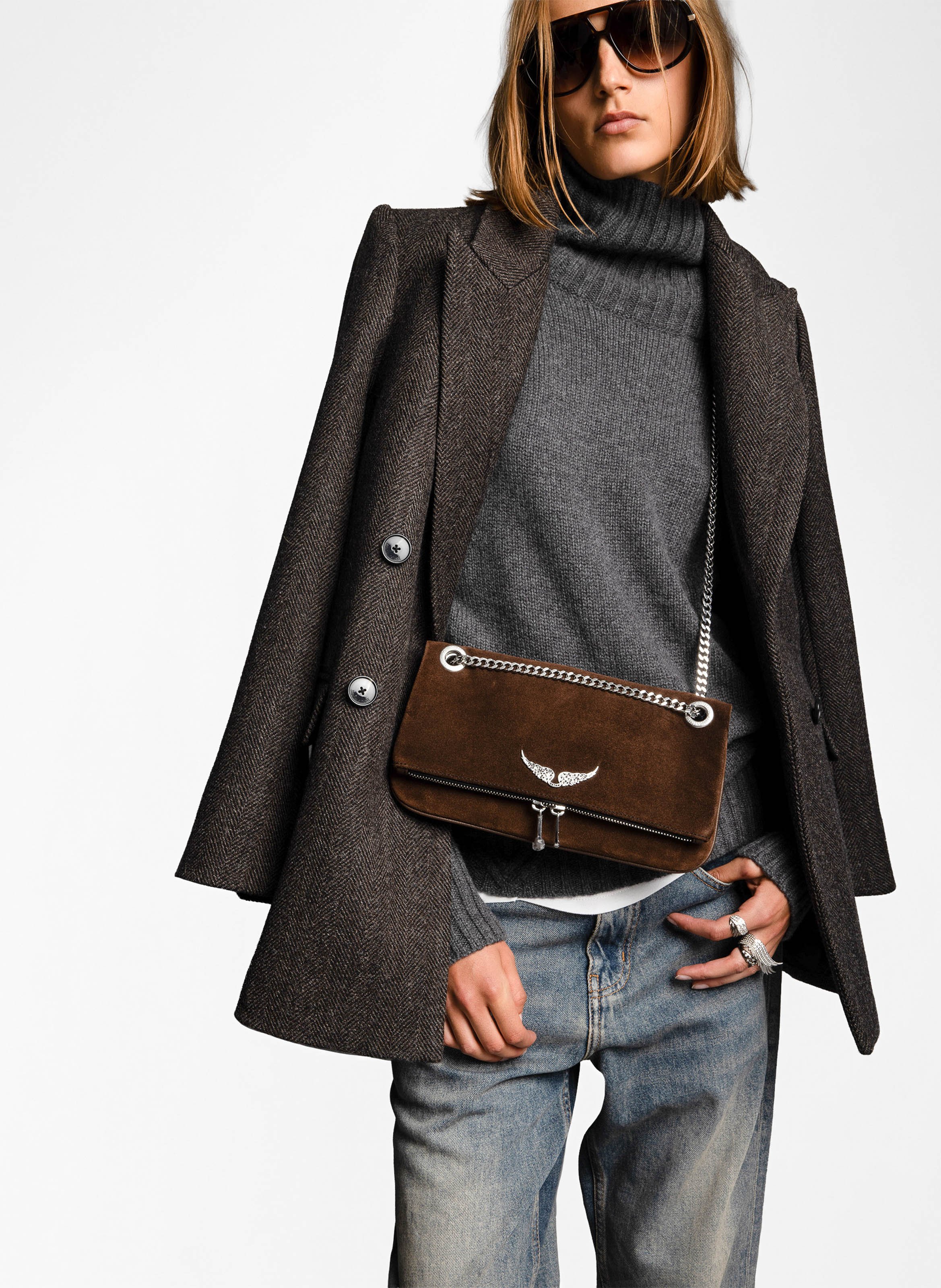 Leather bag ZADIG&VOLTAIRE Brown