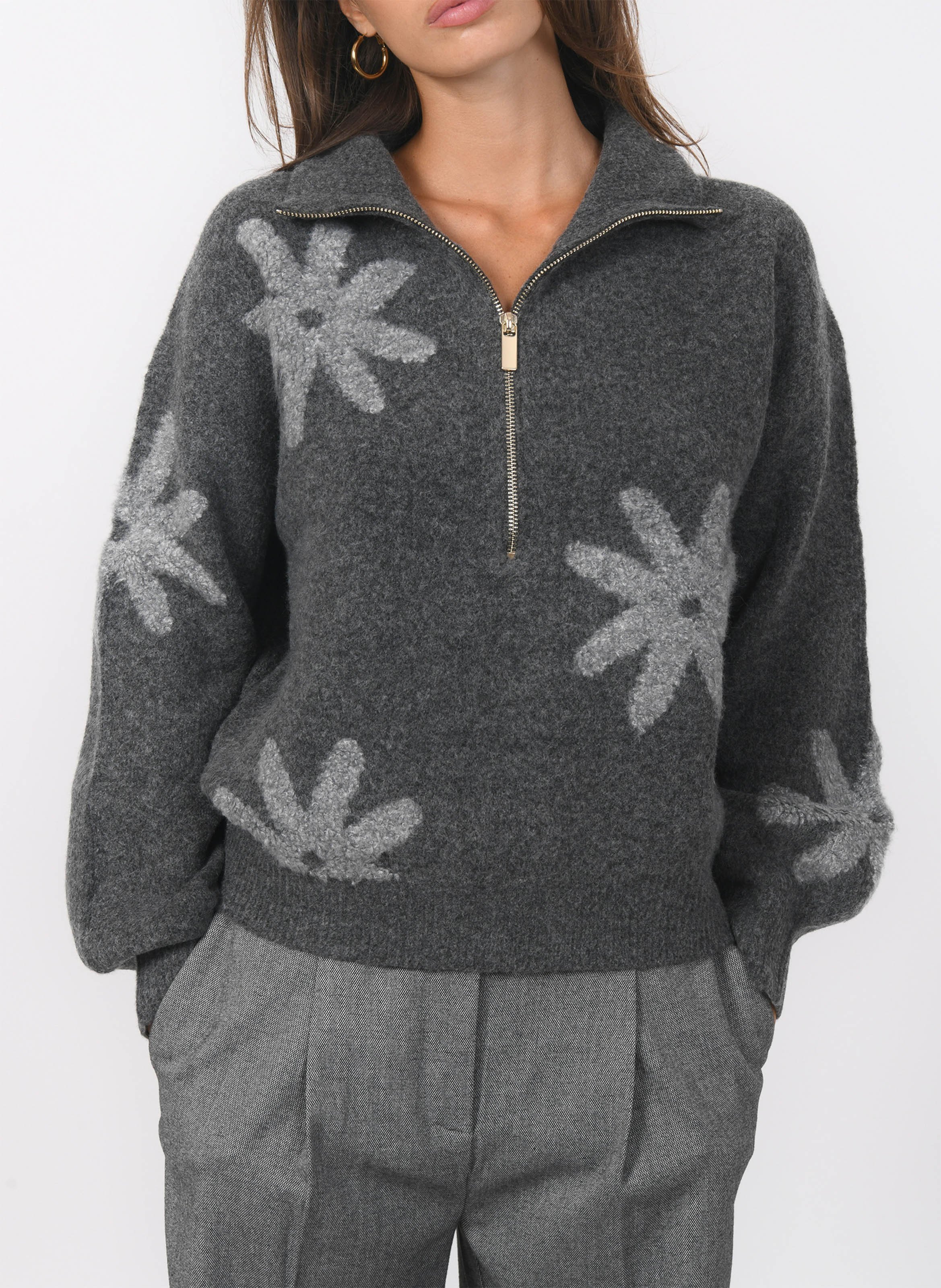 Gerade geschnittener Strickpullover KOOKAI