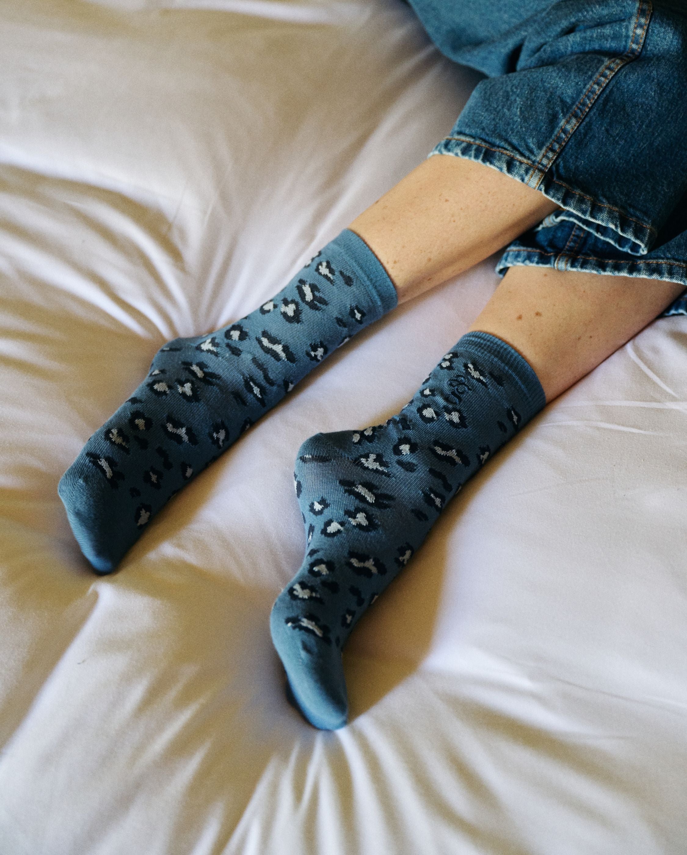 Pack of 3 pairs of women's socks, navy ANGARDE Blue