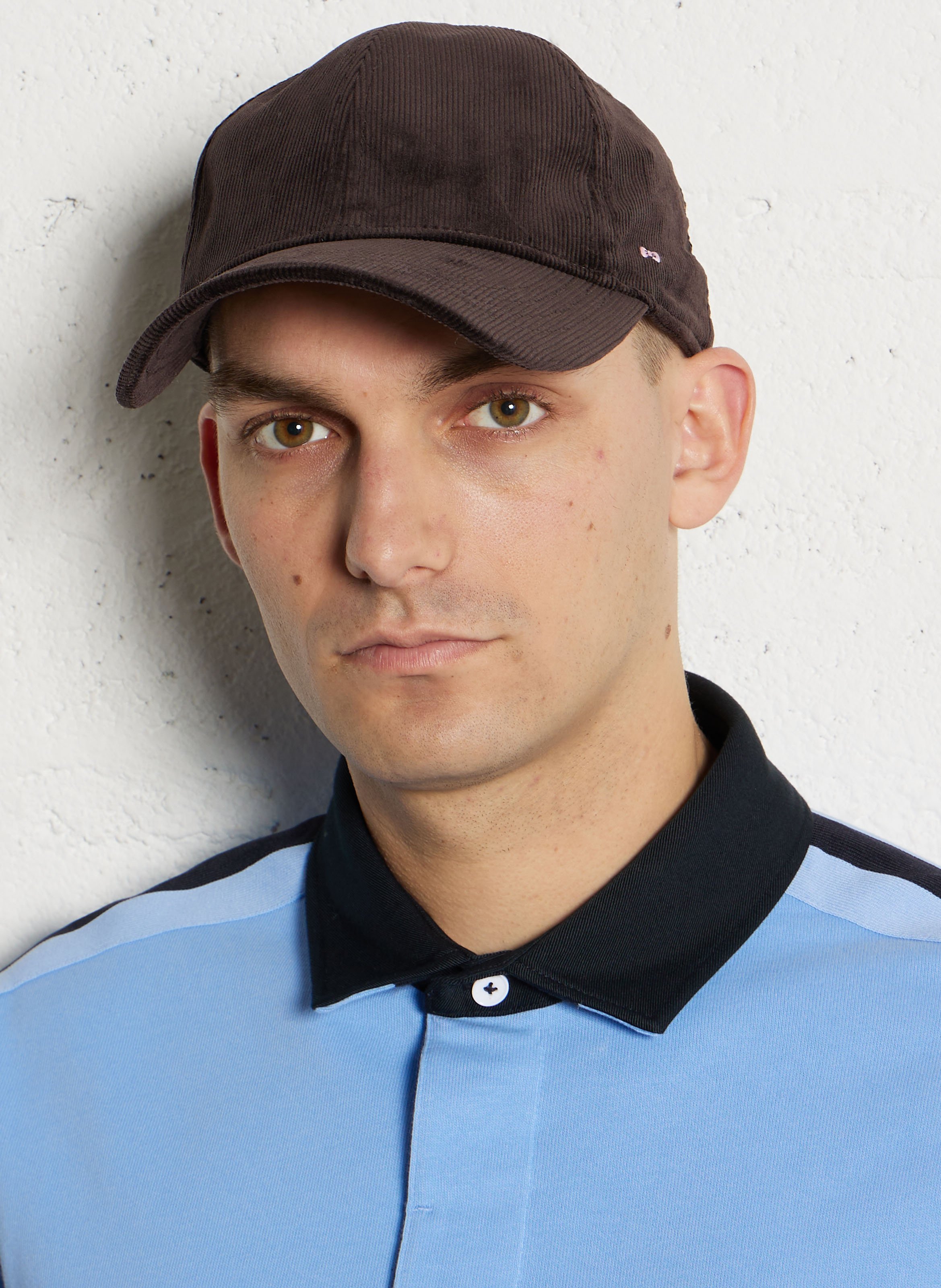 Casquette en velours côtelé  EDEN PARK Marron