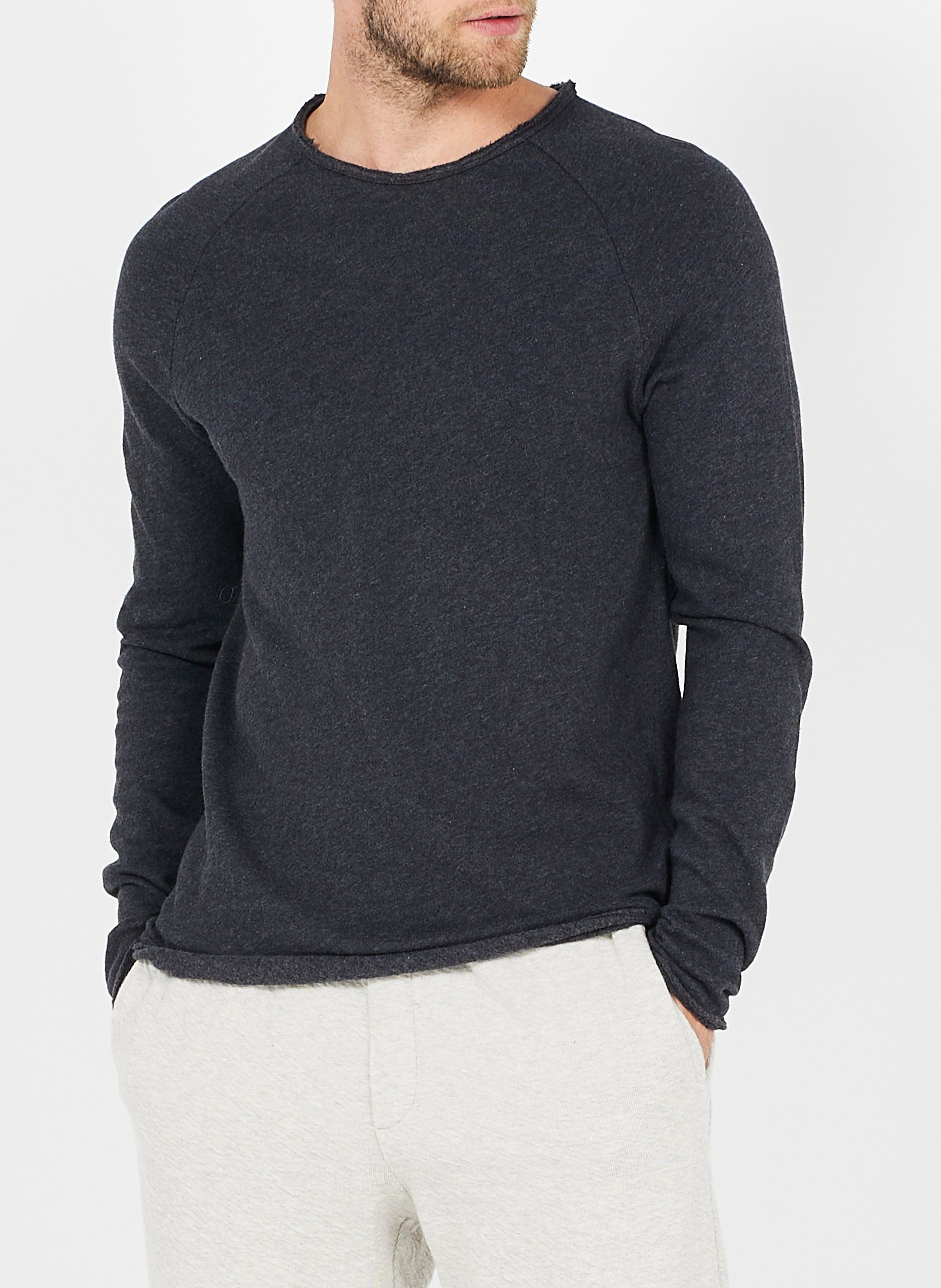 Flamed cotton round-neck T-shirt AMERICAN VINTAGE