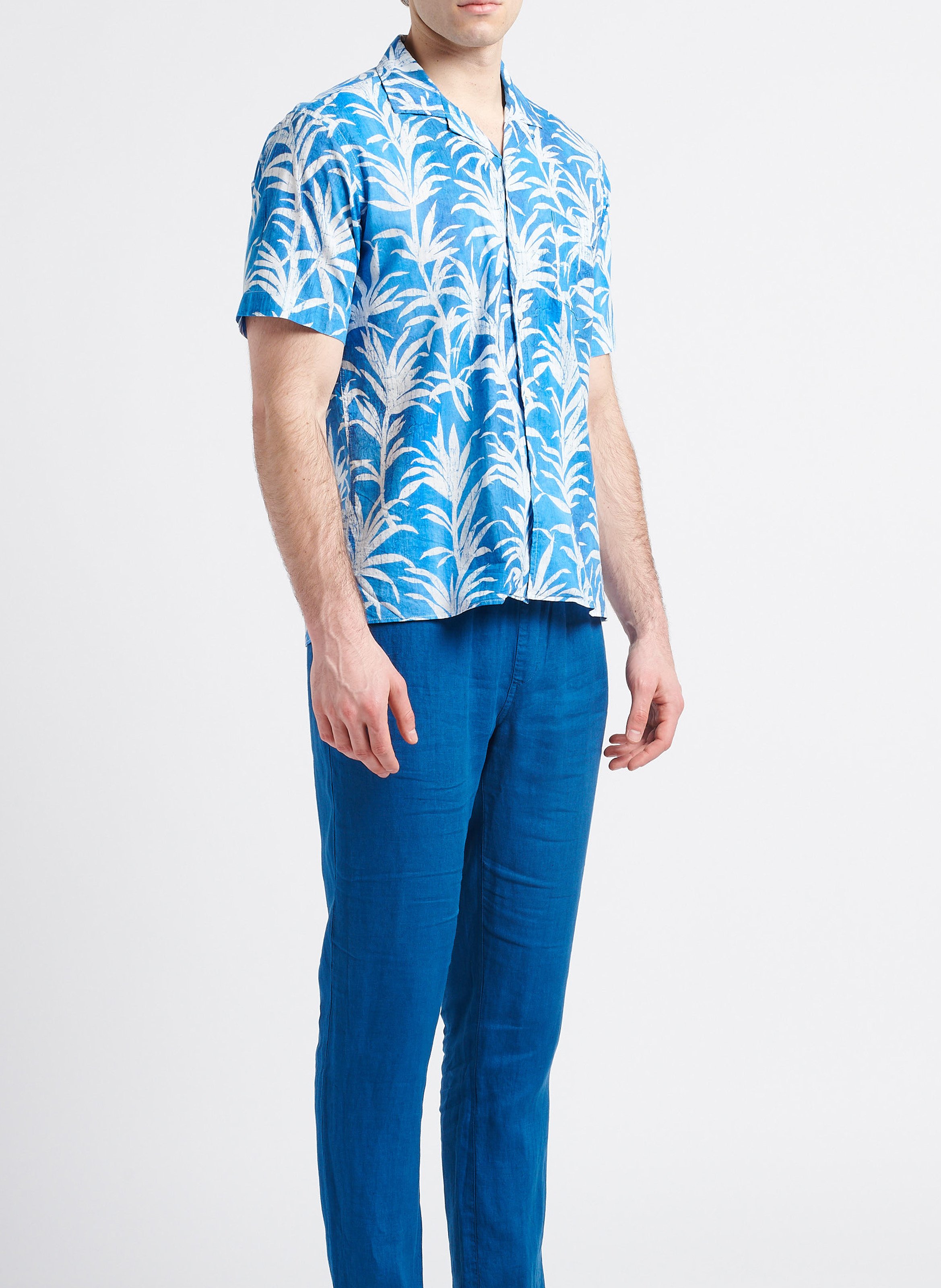 Weites Baumwollhemd mit klassischem Kragen HARTFORD Mehrfarbig