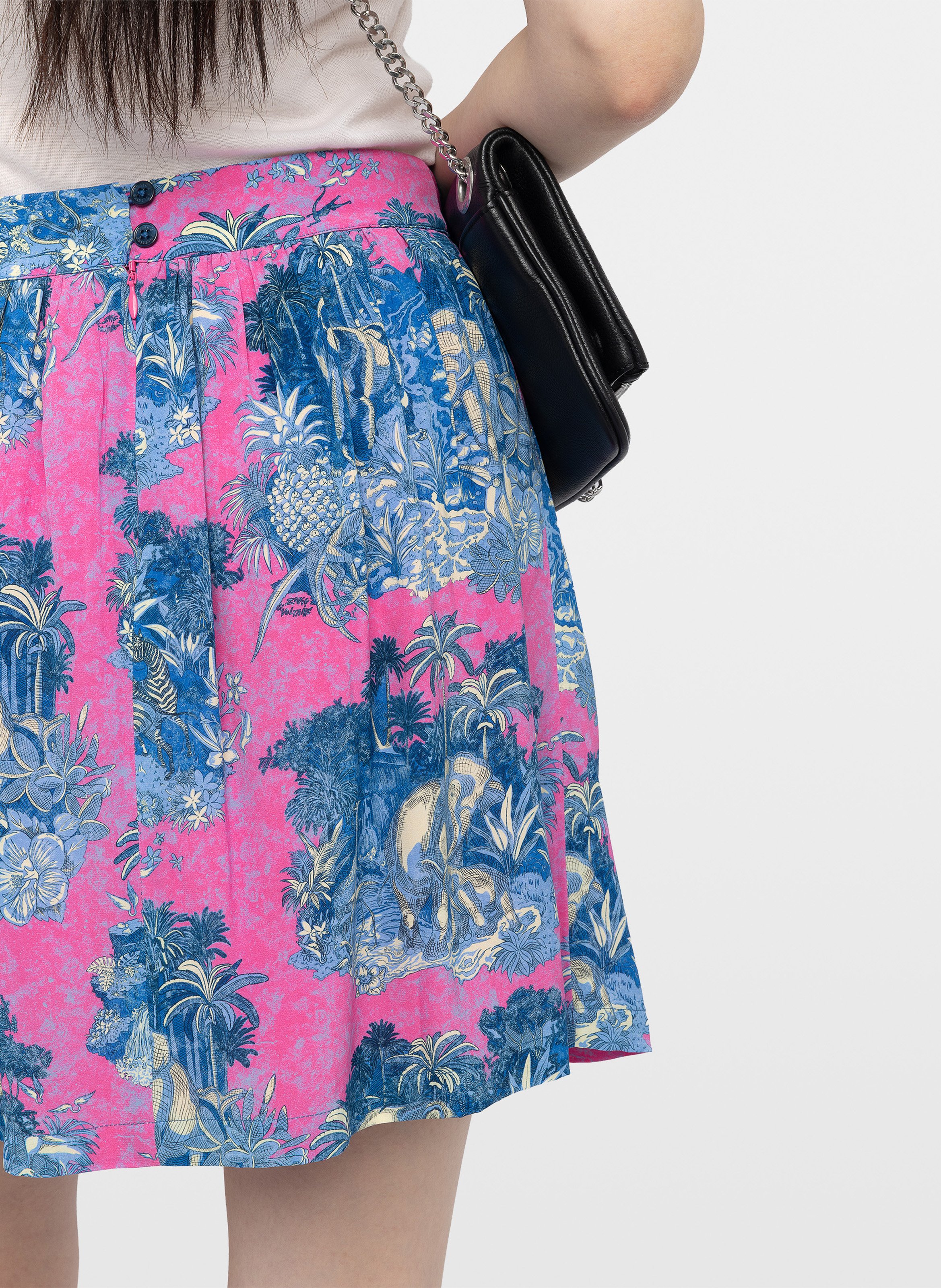 Jupe courte imprimée ZADIG&VOLTAIRE Pink