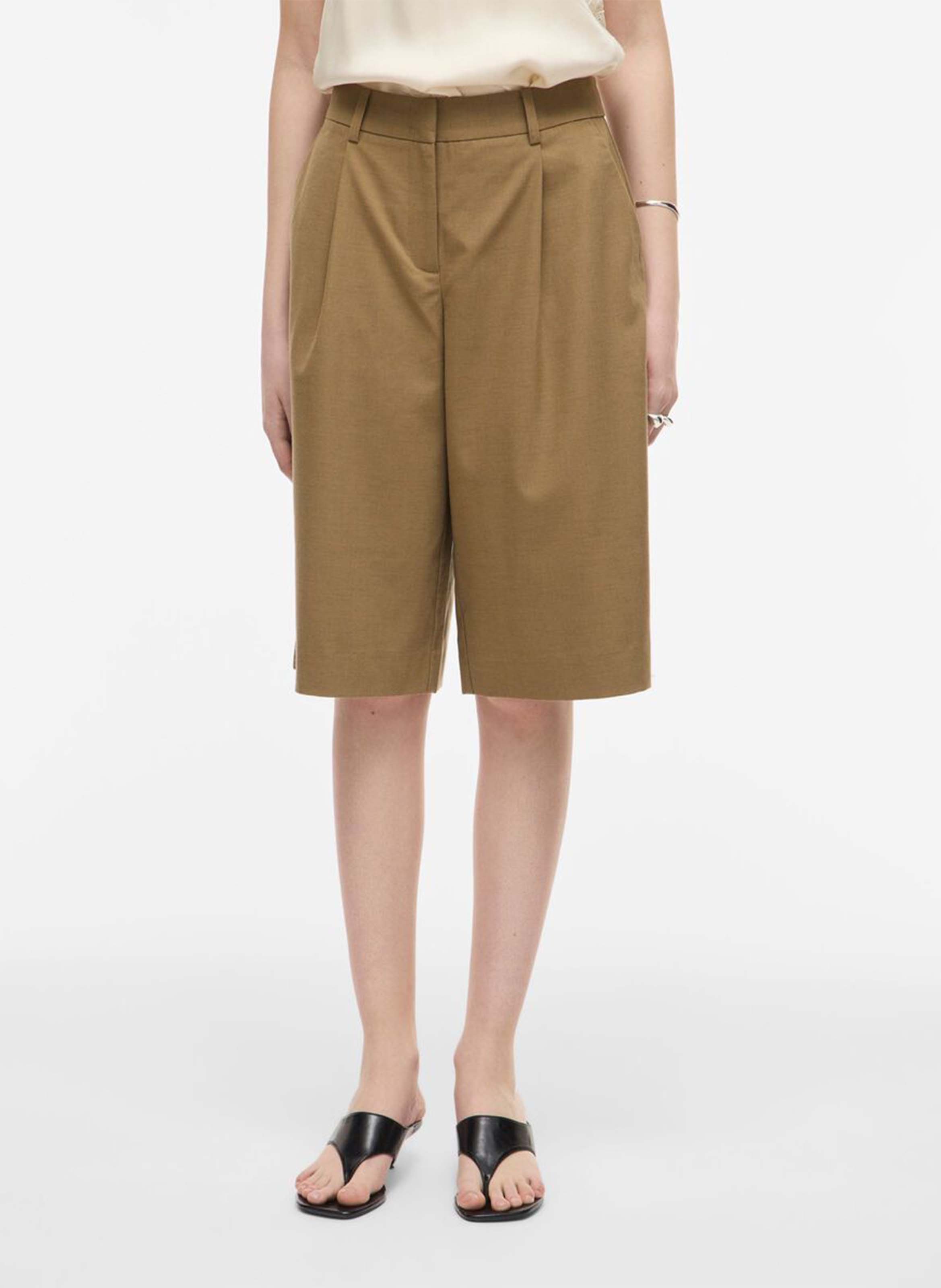 Baumwollbermuda ROUGE EDIT Braun