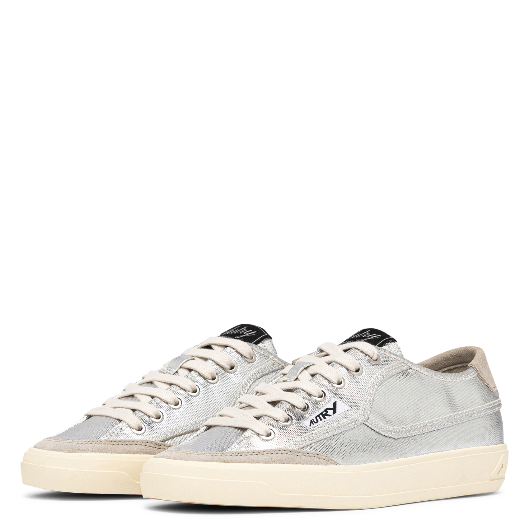 Leather dress shoes AUTRY Silver