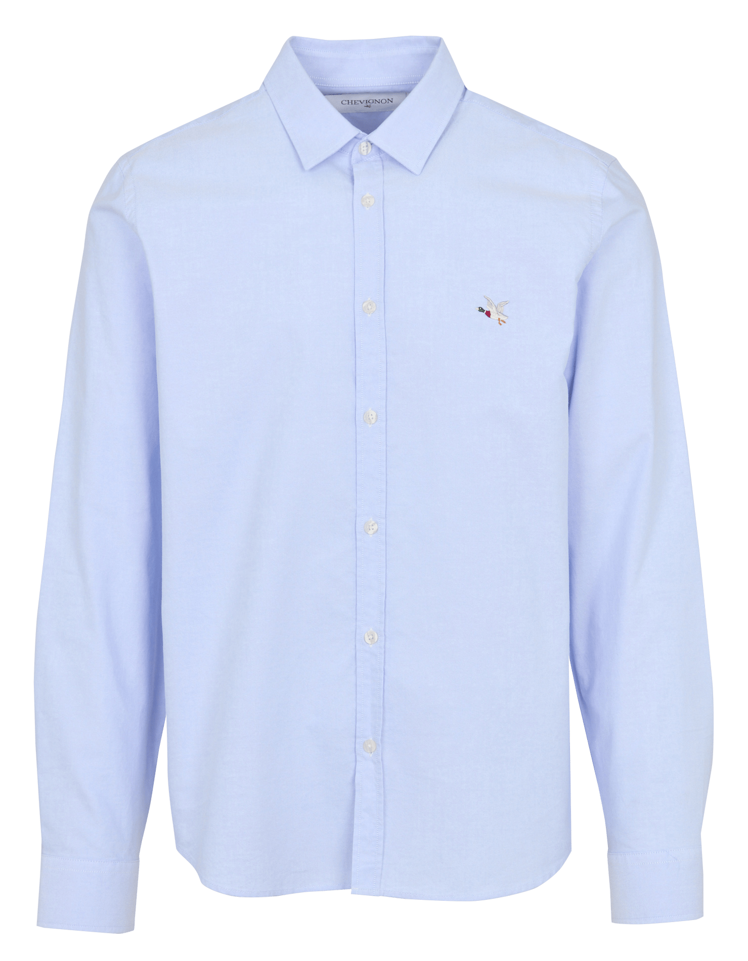 Chemise oversize col classique en coton CHEVIGNON Bleu