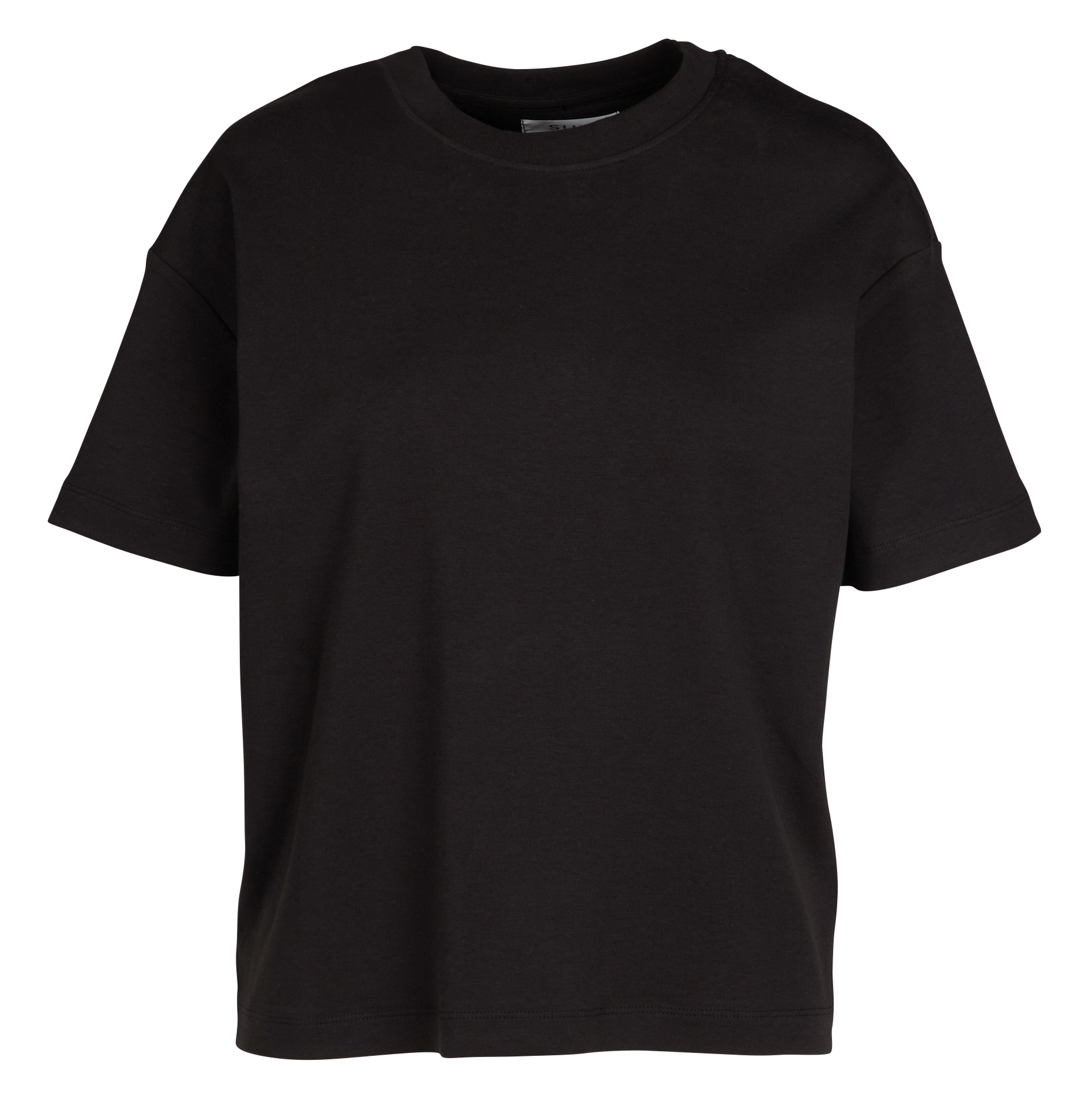 Tee-shirt col rond manches courtes uni SUD EXPRESS Noir