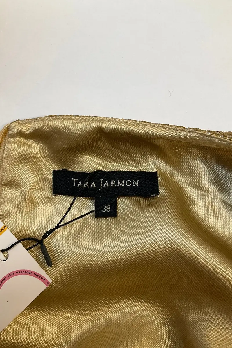 Dress TARA JARMON - Seconde Main Golden