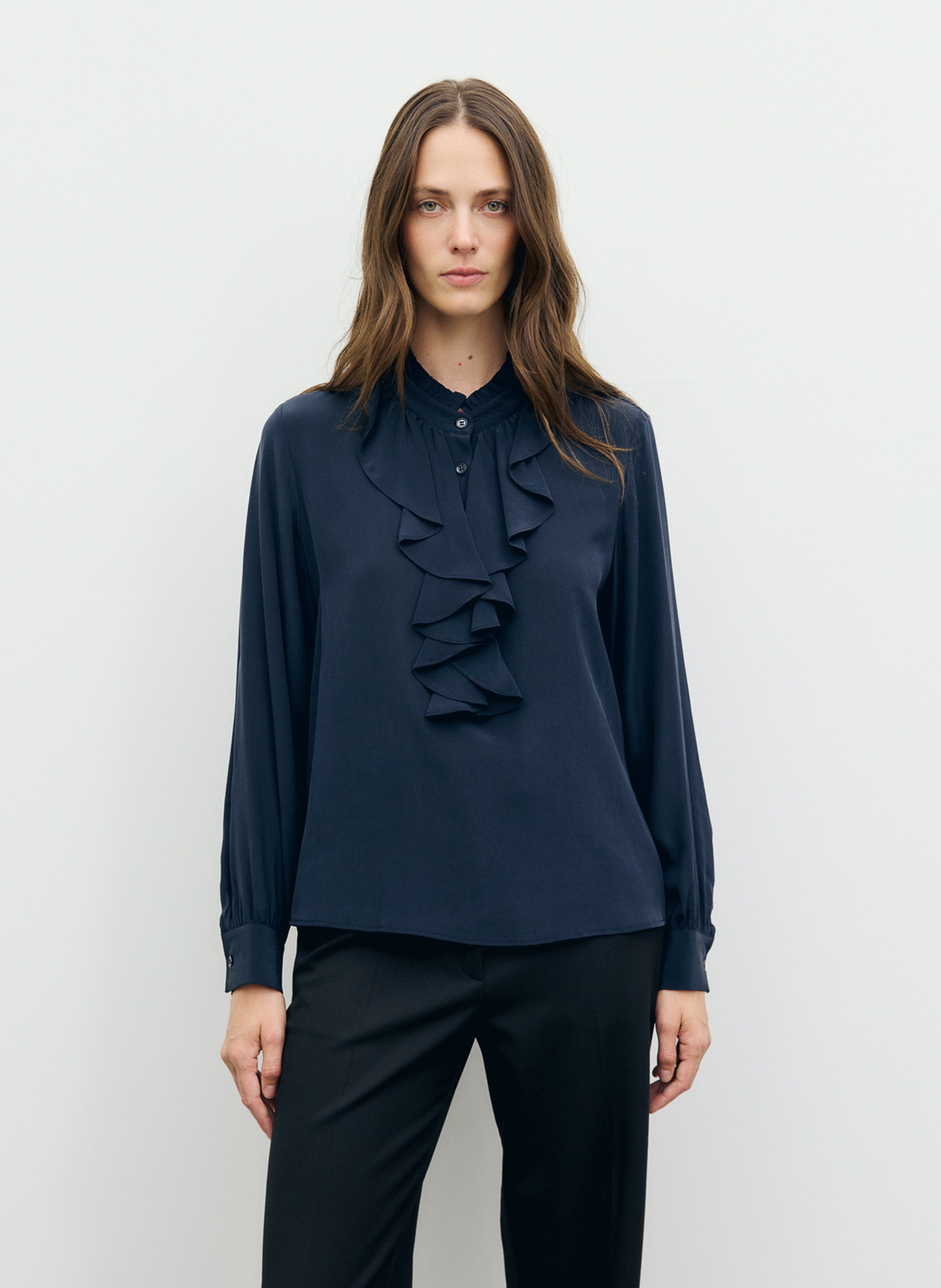 Geblümte Bluse mit Rundhalskragen GERARD DAREL
