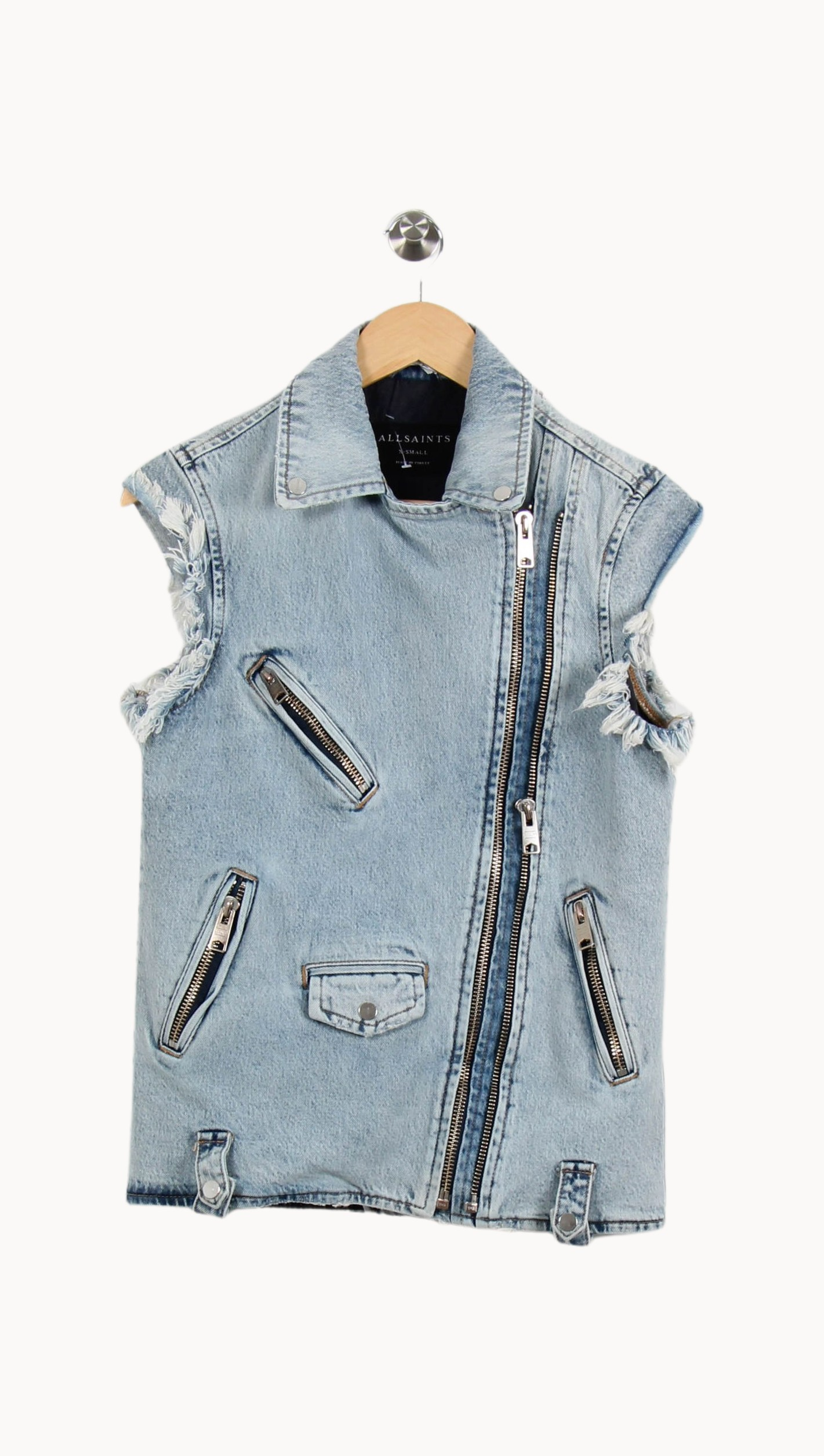 Denim jacket ALLSAINTS - Seconde main Blue