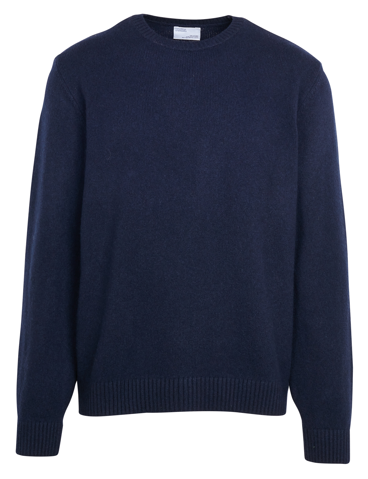 Rundhalspullover aus Merinowolle, Regular Fit COLORFUL STANDARD Blau