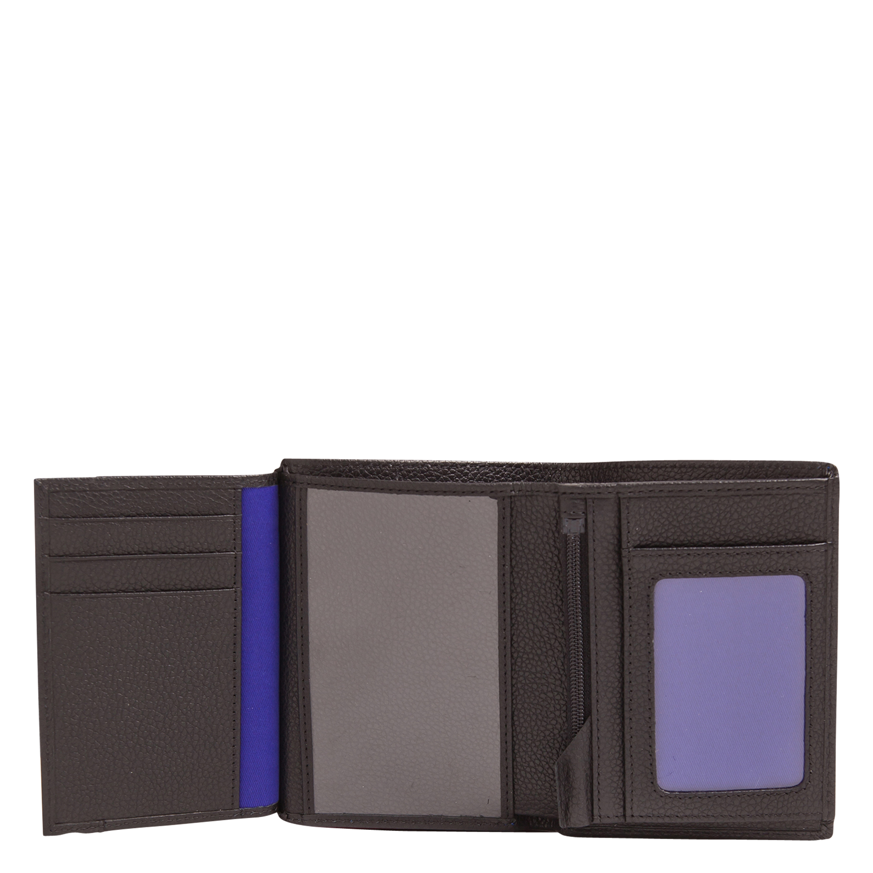 Portefeuille van generfd vaarsleer met rits LE TANNEUR Veelkleurig