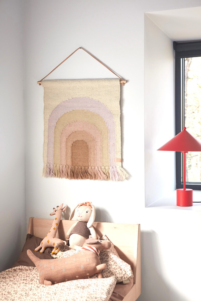 Wall tapestry in wool and cotton OYOY LIVING DESIGN White