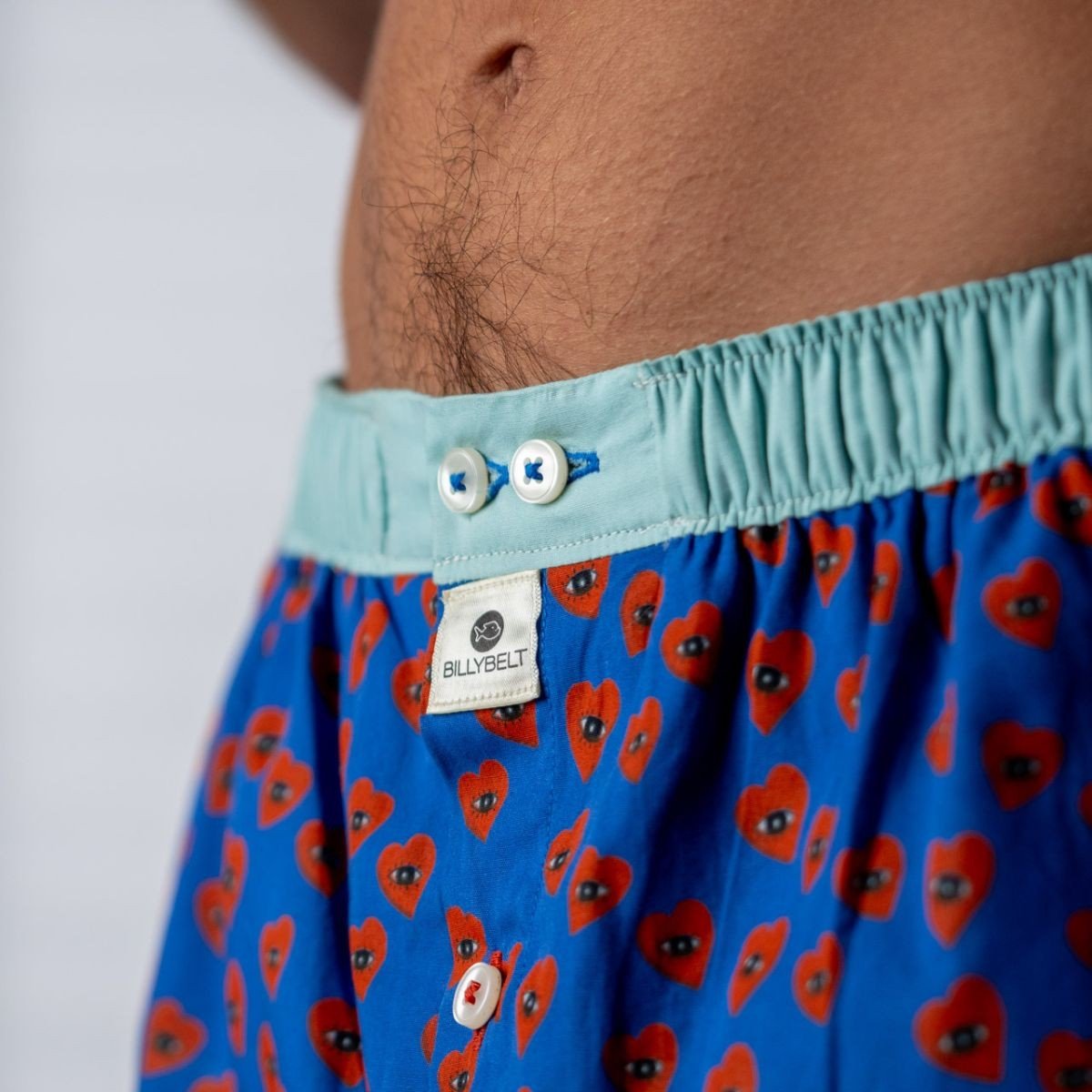 Organic cotton boxer shorts Blue
