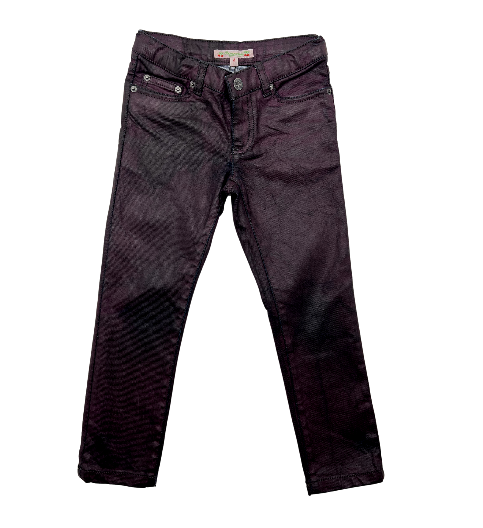 Red children's pants - 4 years BONPOINT - Seconde Main Red