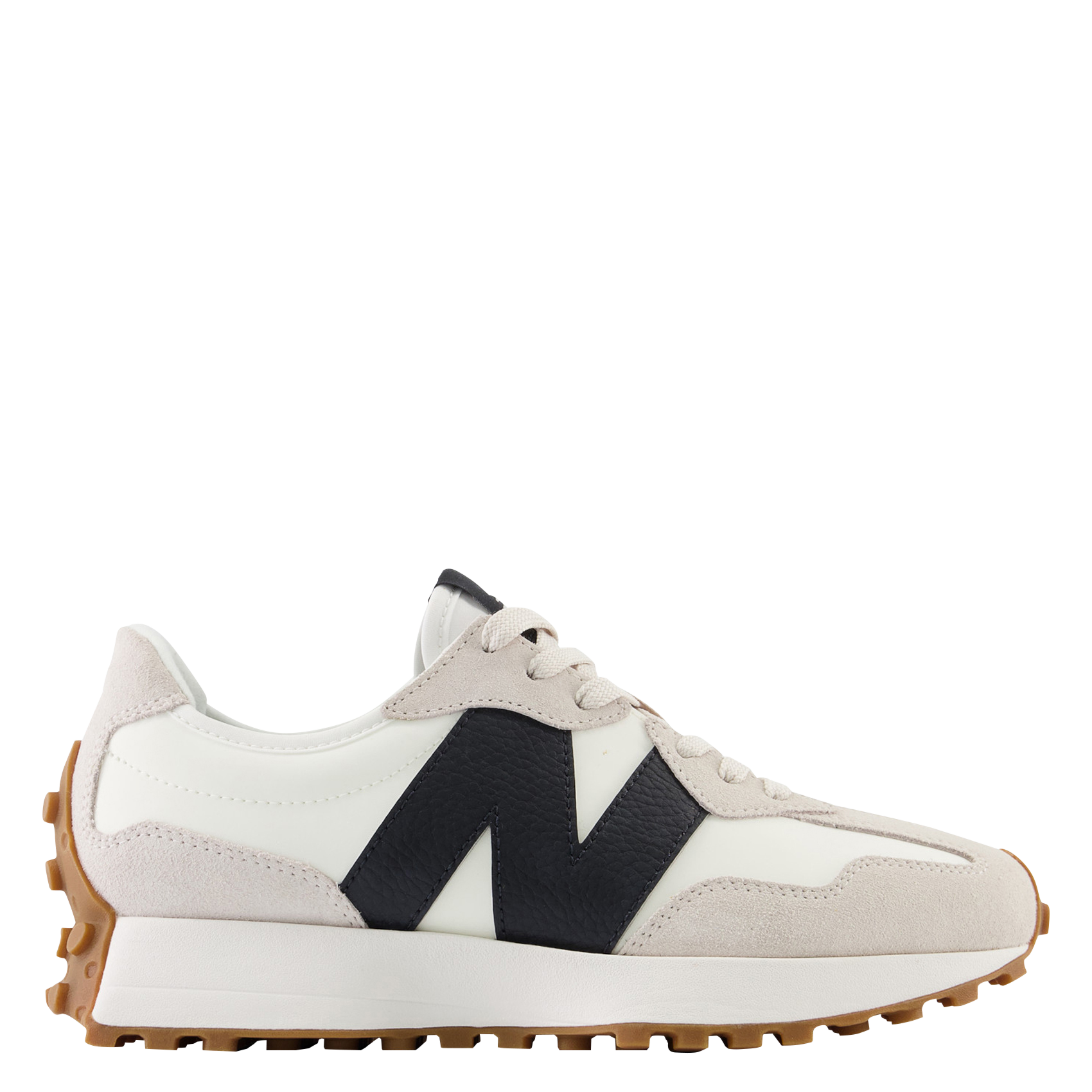 Low-top sneakers in two-tone material 327 NEW BALANCE White