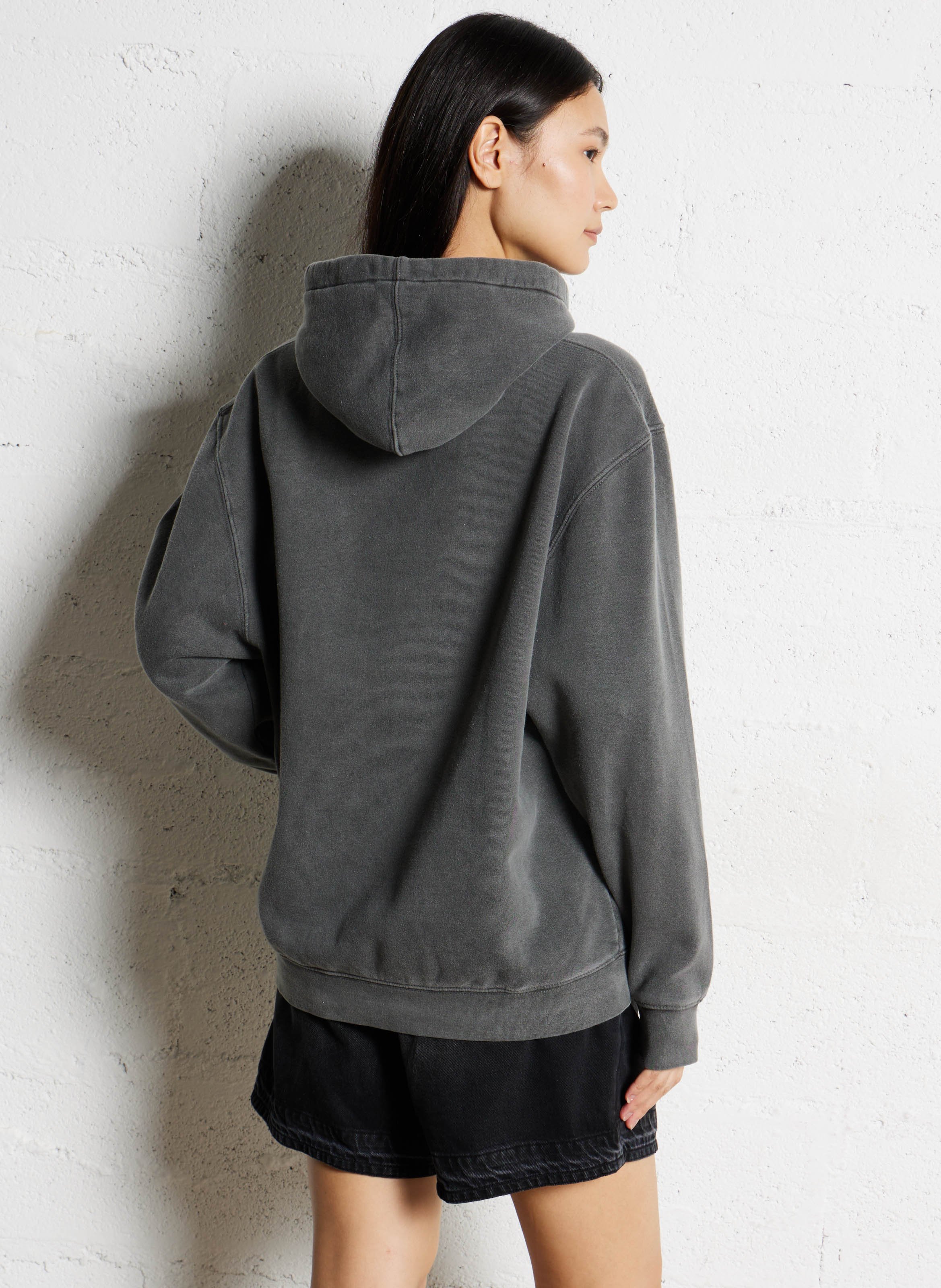 Gerader bedruckter Kapuzenpullover NEWTONE Grau