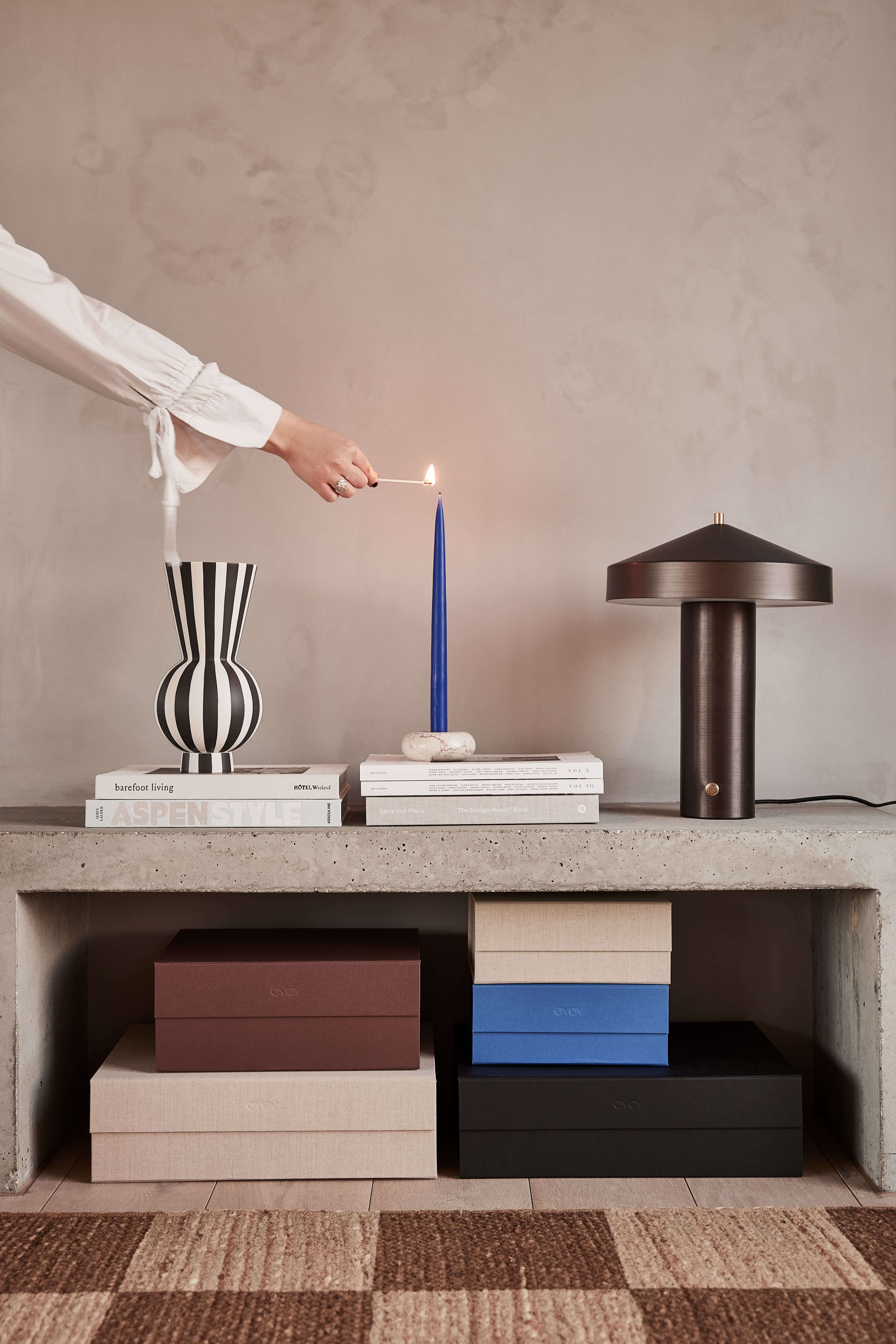 Cardboard storage box OYOY LIVING DESIGN Blue