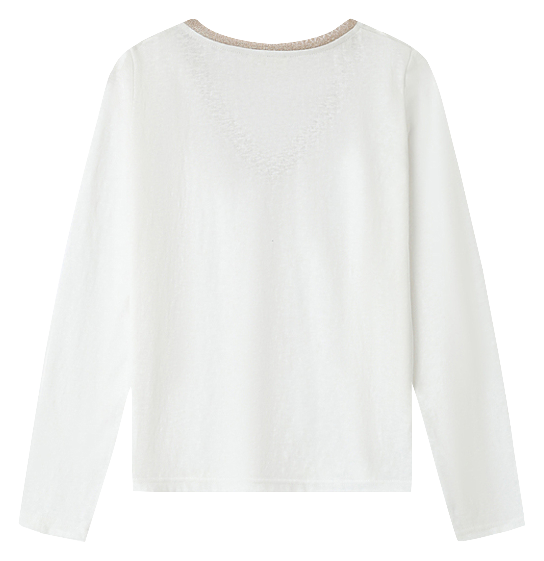 Deep-V two-tone sweater GRACE ET MILA Beige