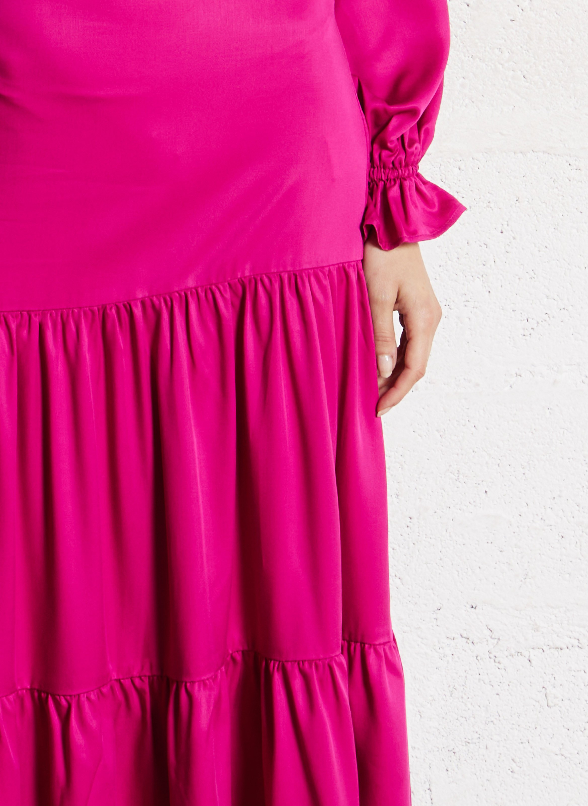 Long A-line skirt ELISE CHALMIN Pink