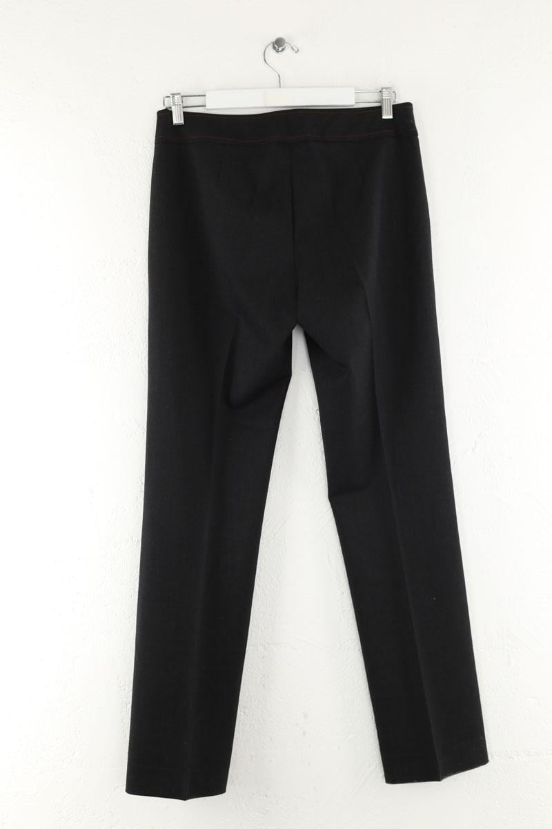 Bandol straight woollen trousers PAULE KA - Seconde main Black