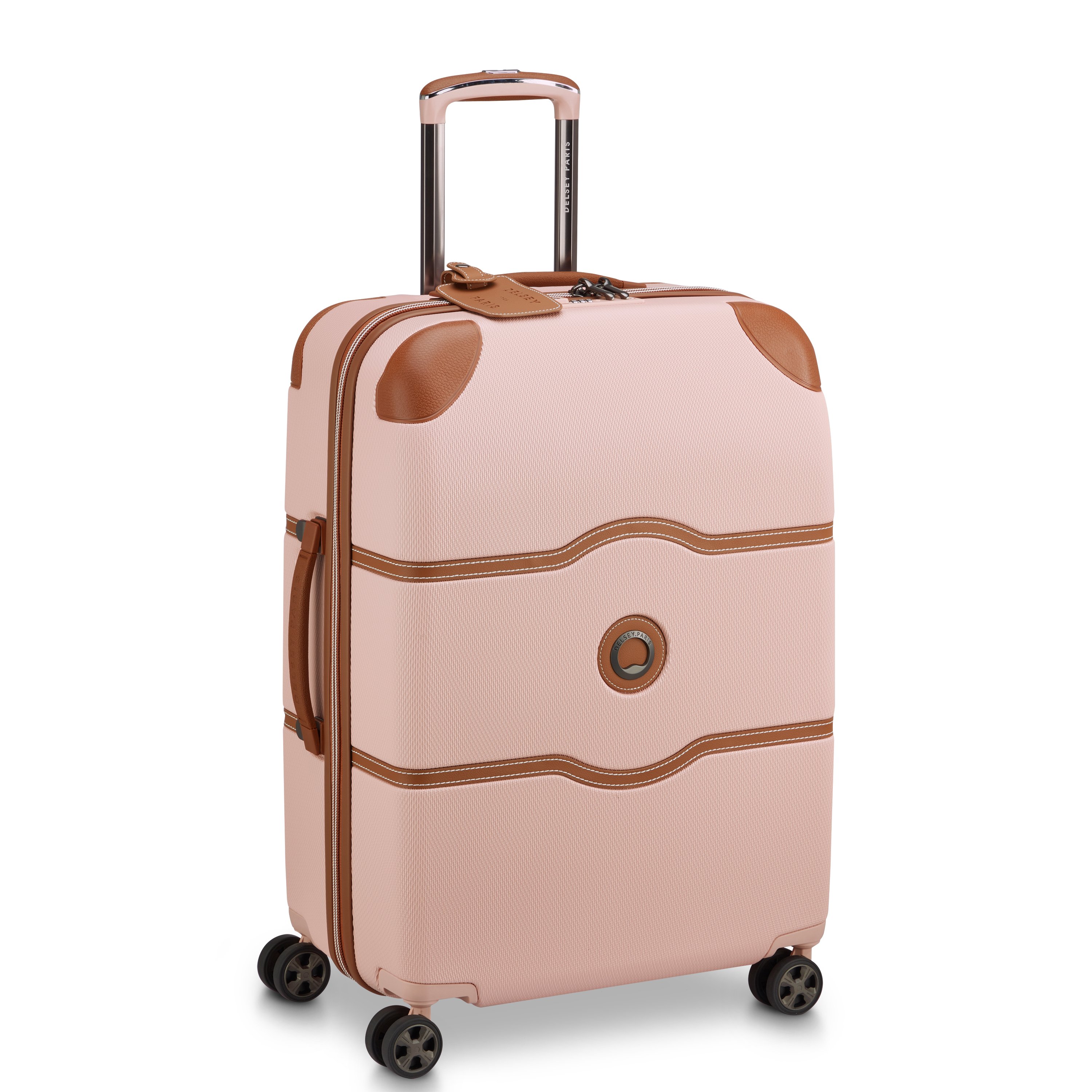 Rigid hold suitcase DELSEY PARIS Pink