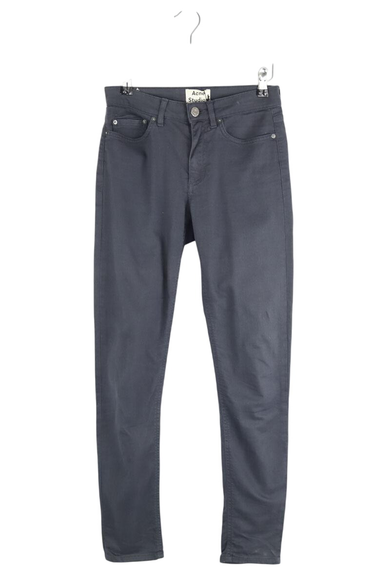 Cotton skinny jeans ACNE STUDIOS - Seconde Main Black