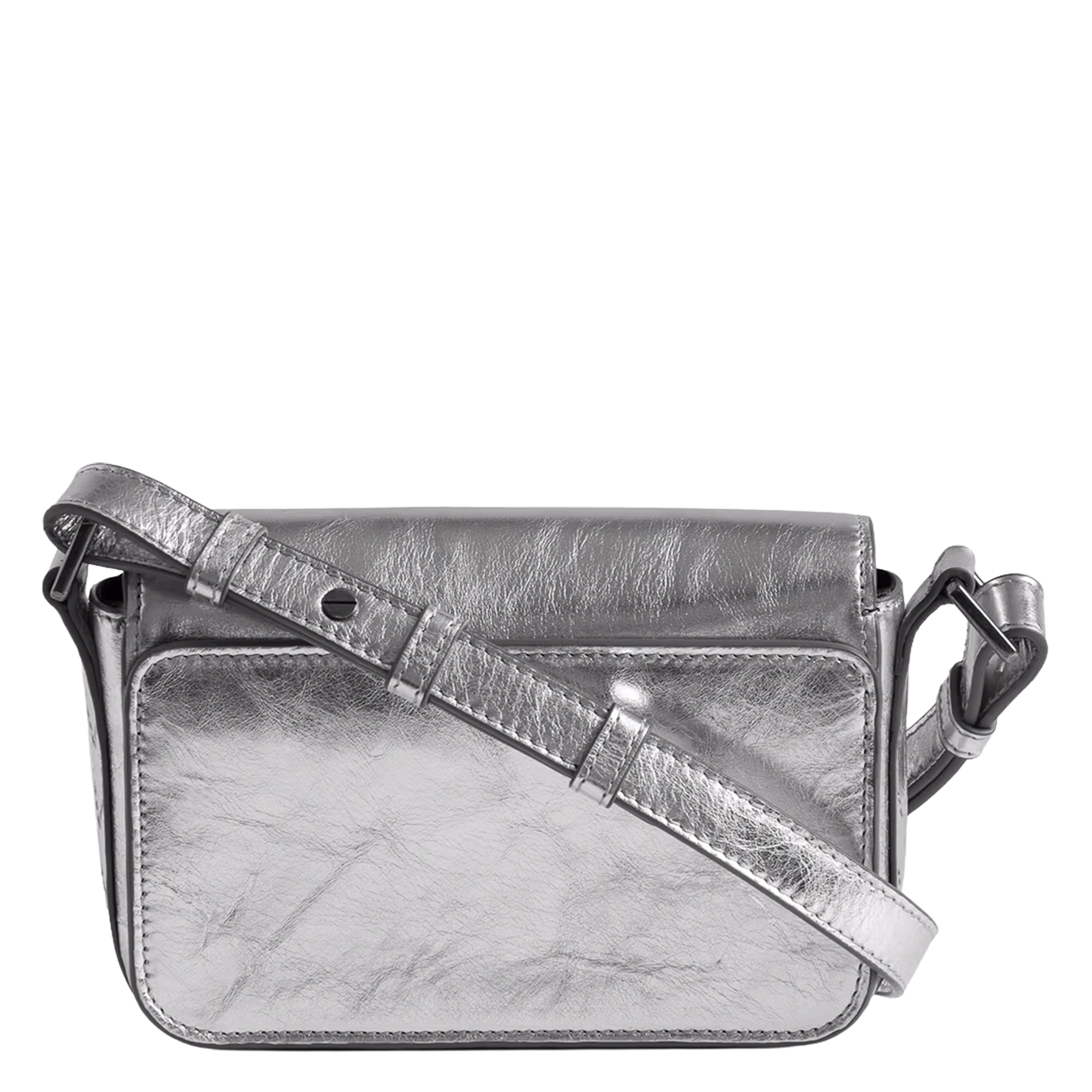 Leather shoulder bag ZADIG&VOLTAIRE Grey