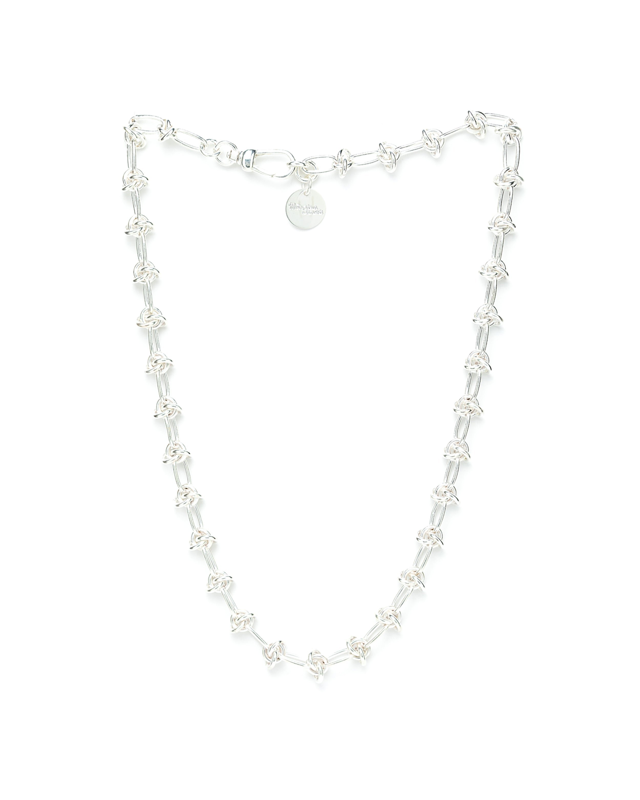 Silver plated necklace MONSIEUR SIMONE Silver