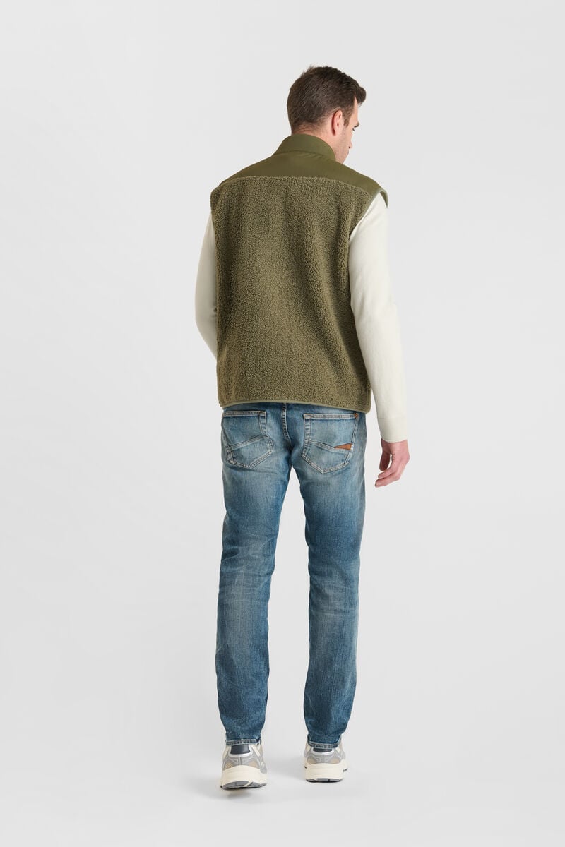 Sleeveless jacket LE TEMPS DES CERISES Khaki