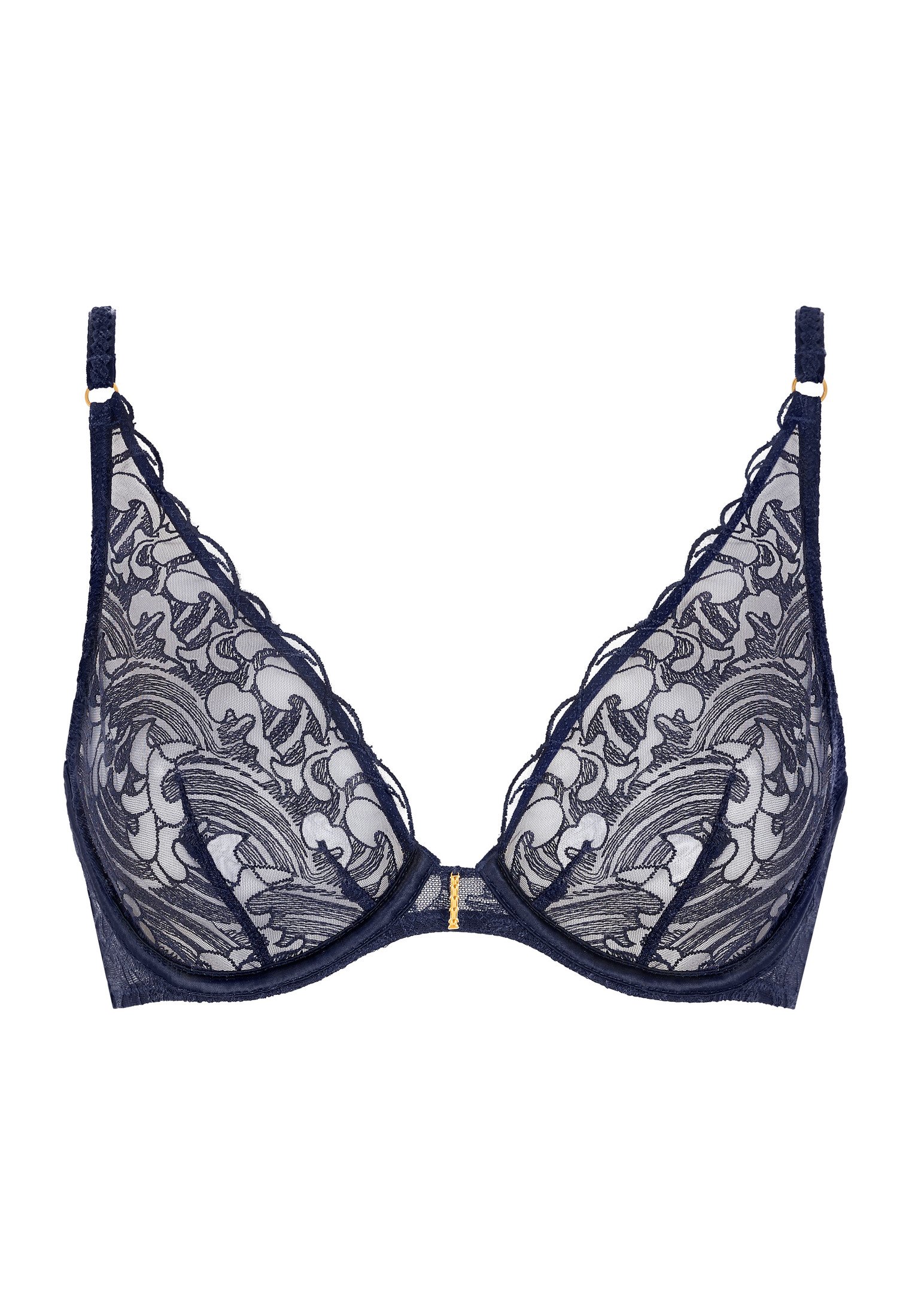 Architecture underwired triangle bra AUBADE Blue