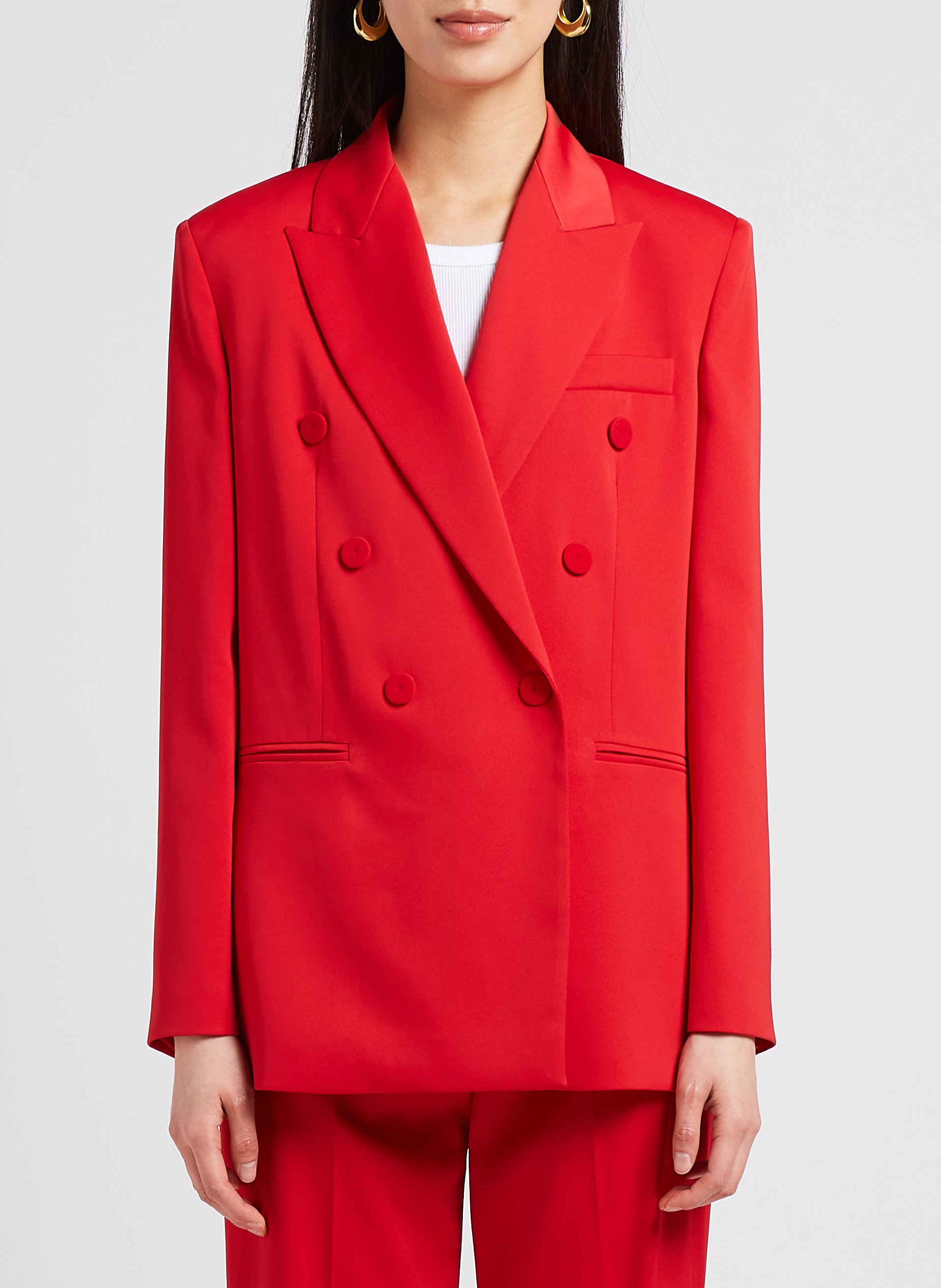 Jacket with tailored collar PINKO Red