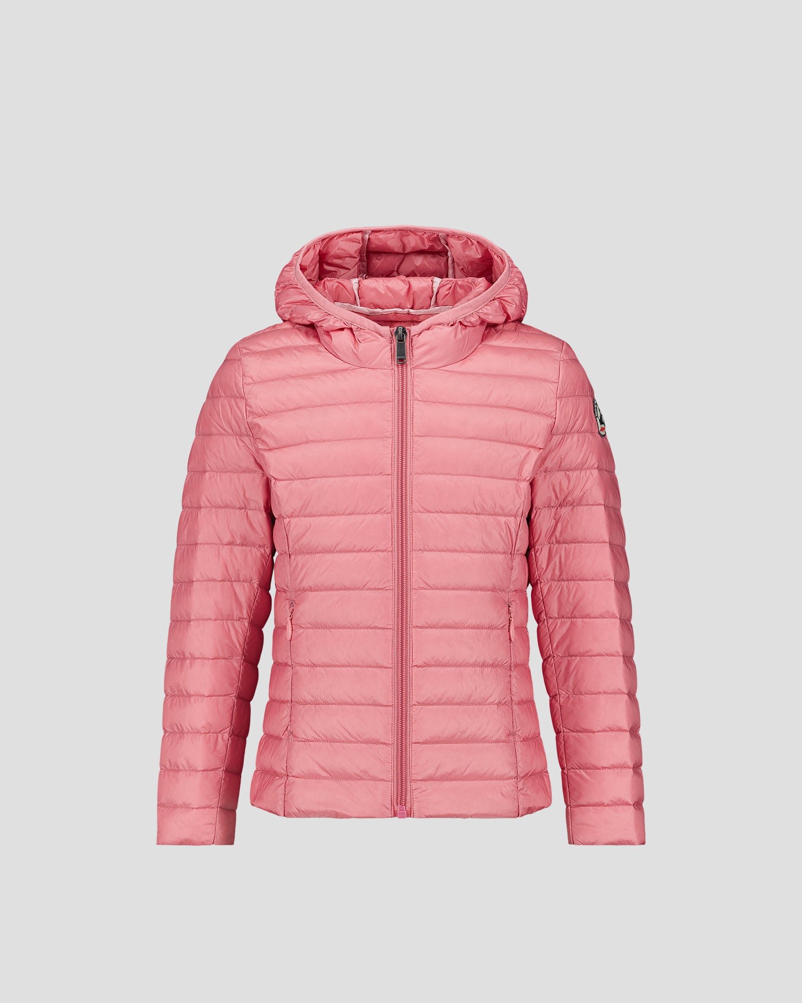Carla lightweight hooded children's down jacket JOTT Pink