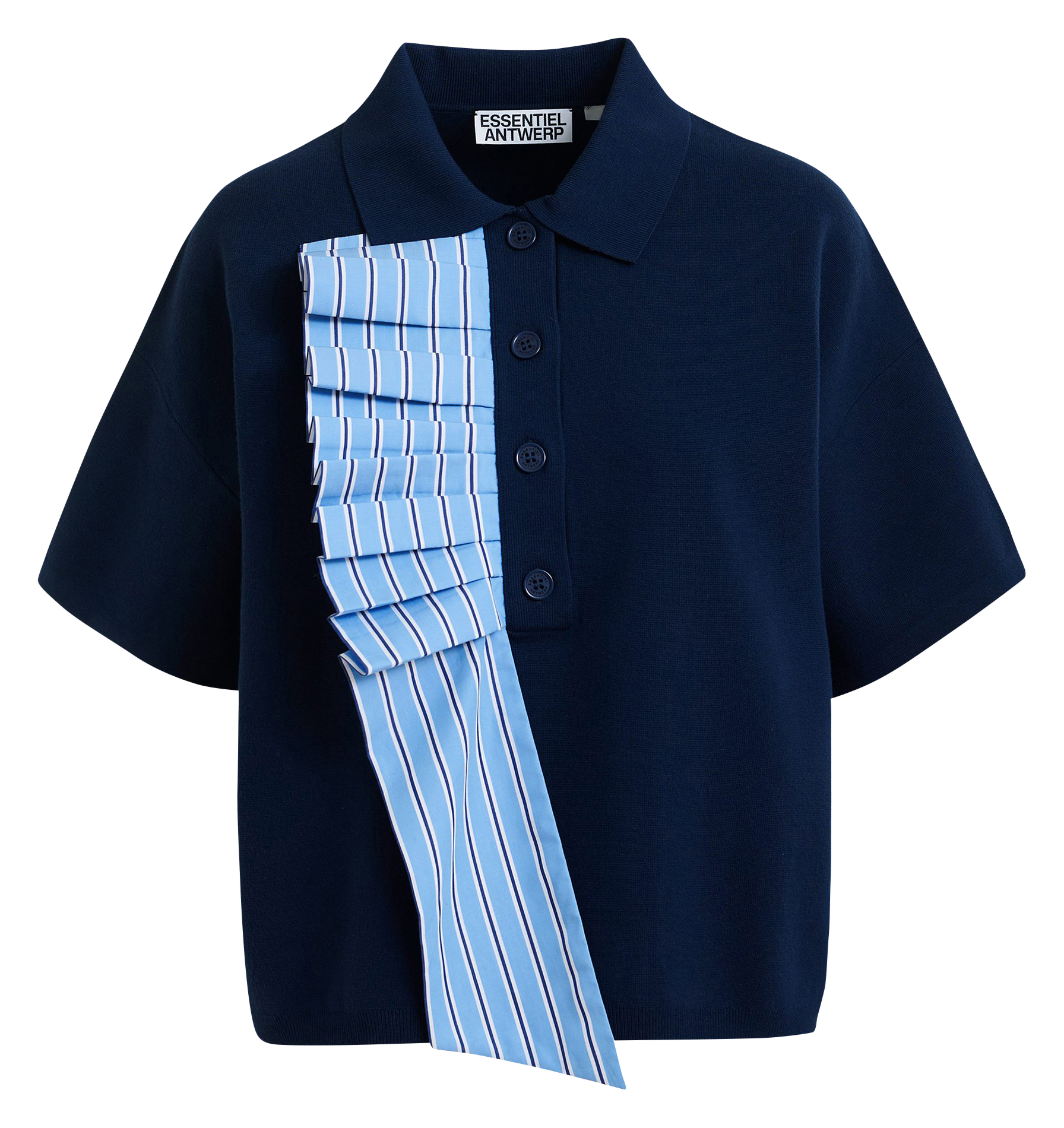 Short-sleeved polo shirt ESSENTIEL ANTWERP Blue