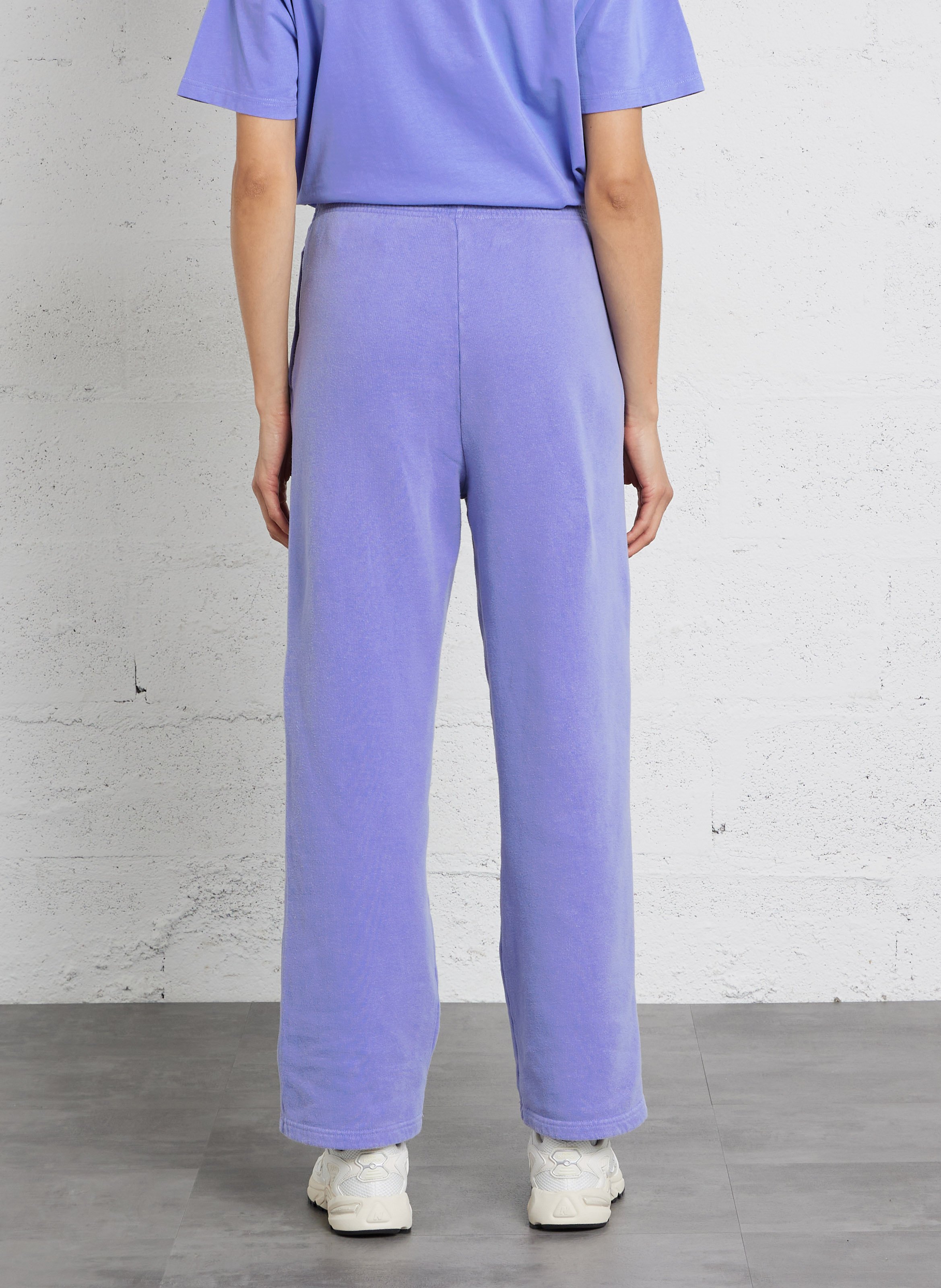 Jogging droit en coton AMERICAN VINTAGE Bleu