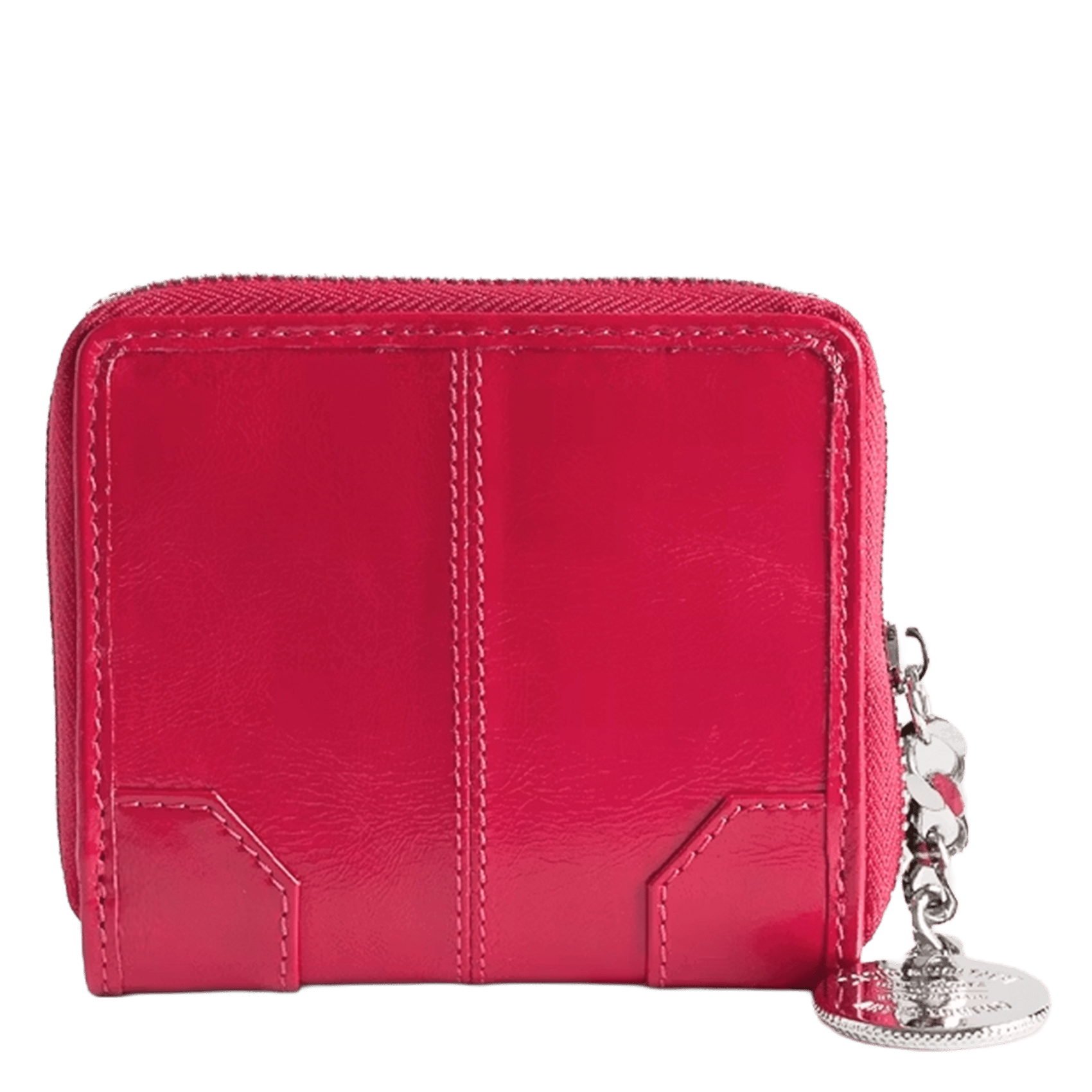 Leren portemonnee ZADIG&VOLTAIRE Roze