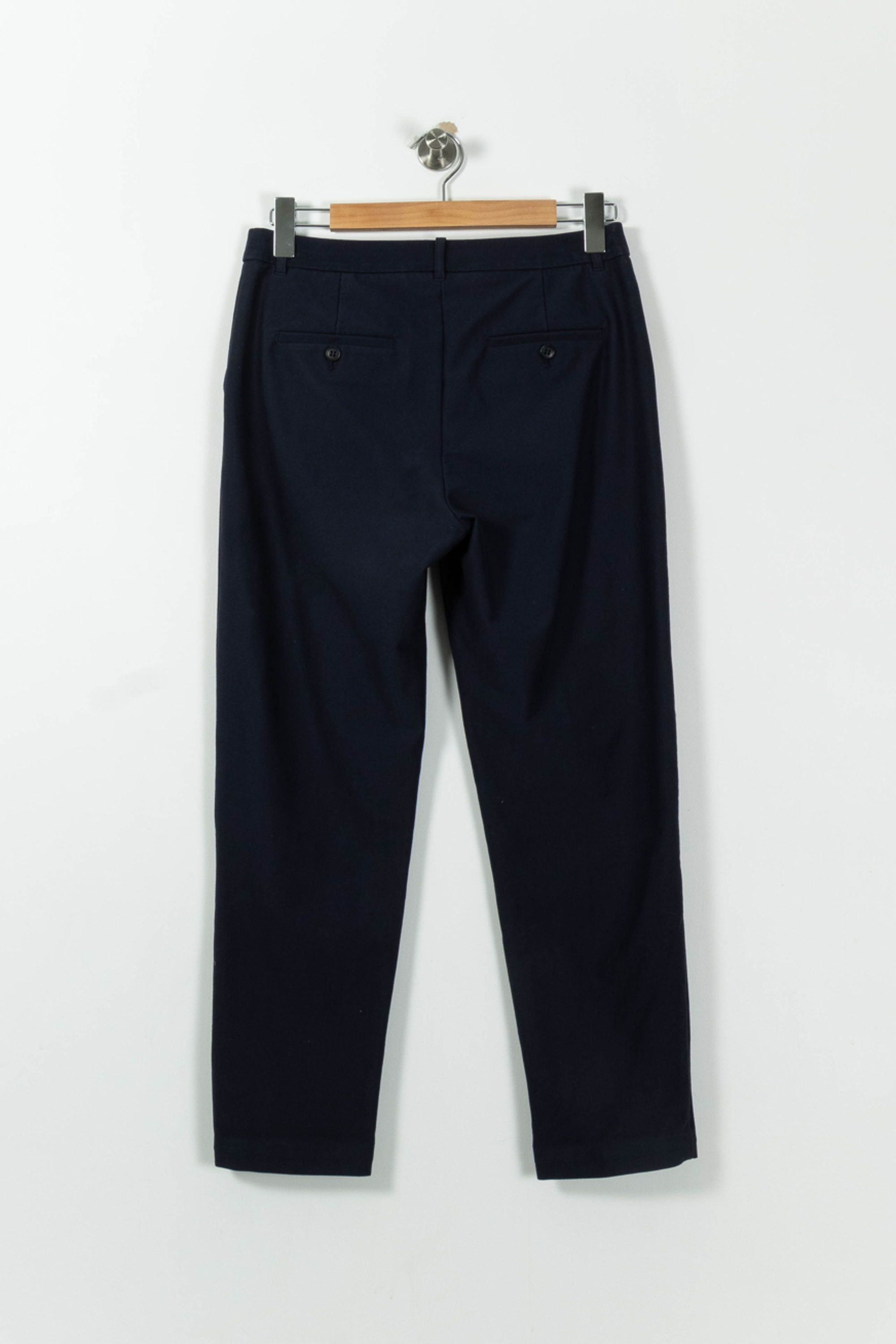 Cropped slim jeans with studs COMPTOIR DES COTONNIERS - Seconde main Blue