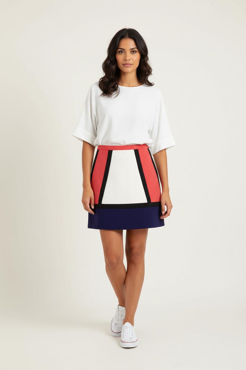 Short & midi skirt TARA JARMON - Seconde Main Multicolored