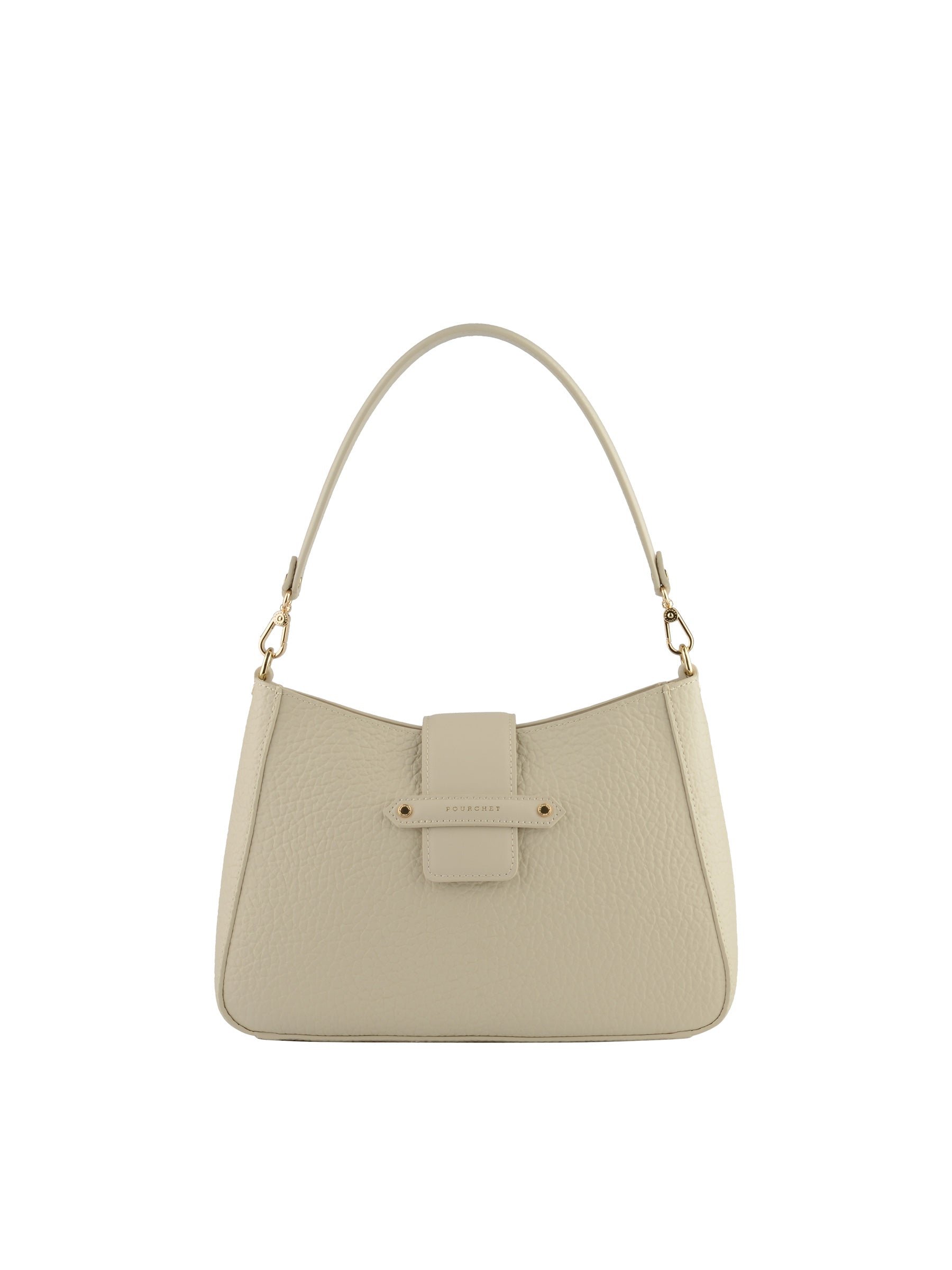 Sac porté épaule en cuir de vachette POURCHET