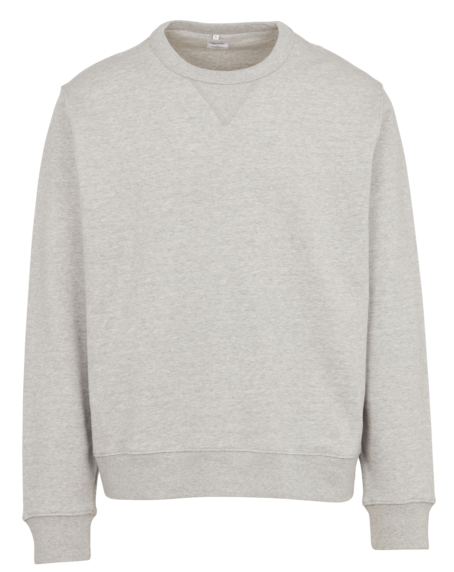 Sweat col rond en coton AU PRINTEMPS PARIS Gris