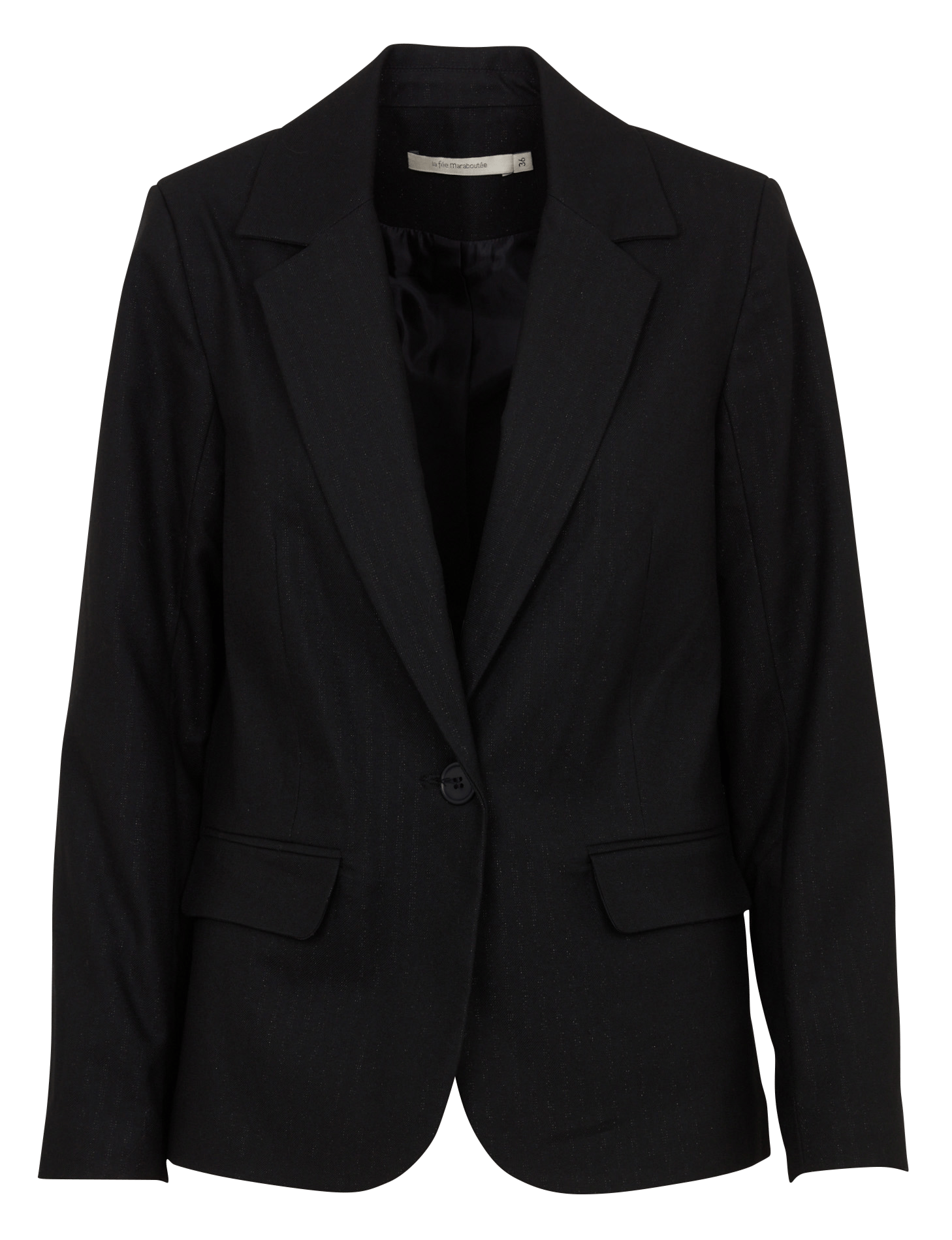 Blazer mit schillernden Streifen LA FEE MARABOUTEE Schwarz